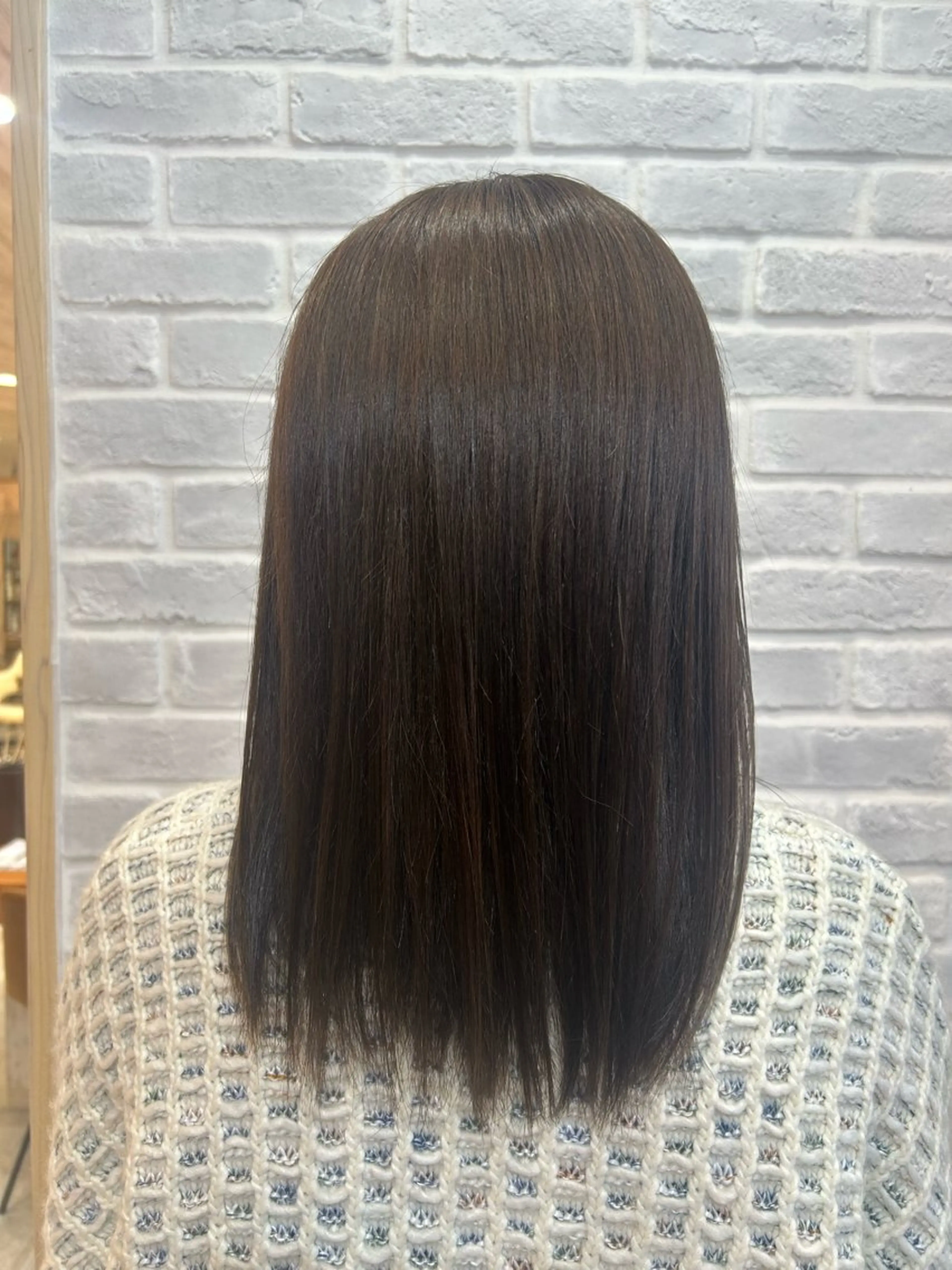ロング トリートメント 縮毛矯正 エムロード所属・東 愛華のヘアスタイル