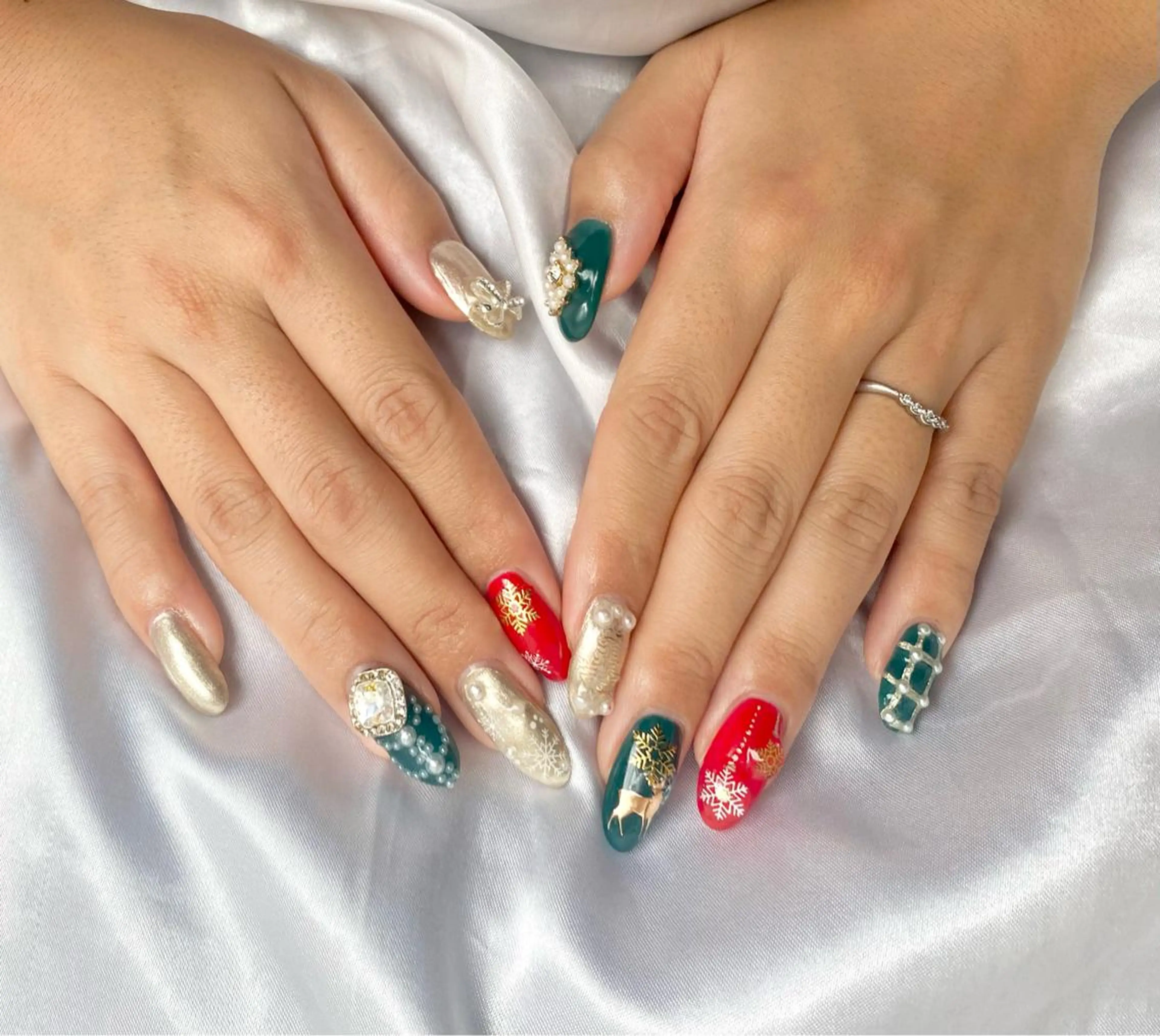 ネイル 冬ネイル クリスマス ハンドネイル おうちネイルサロン RINAのその他イメージ