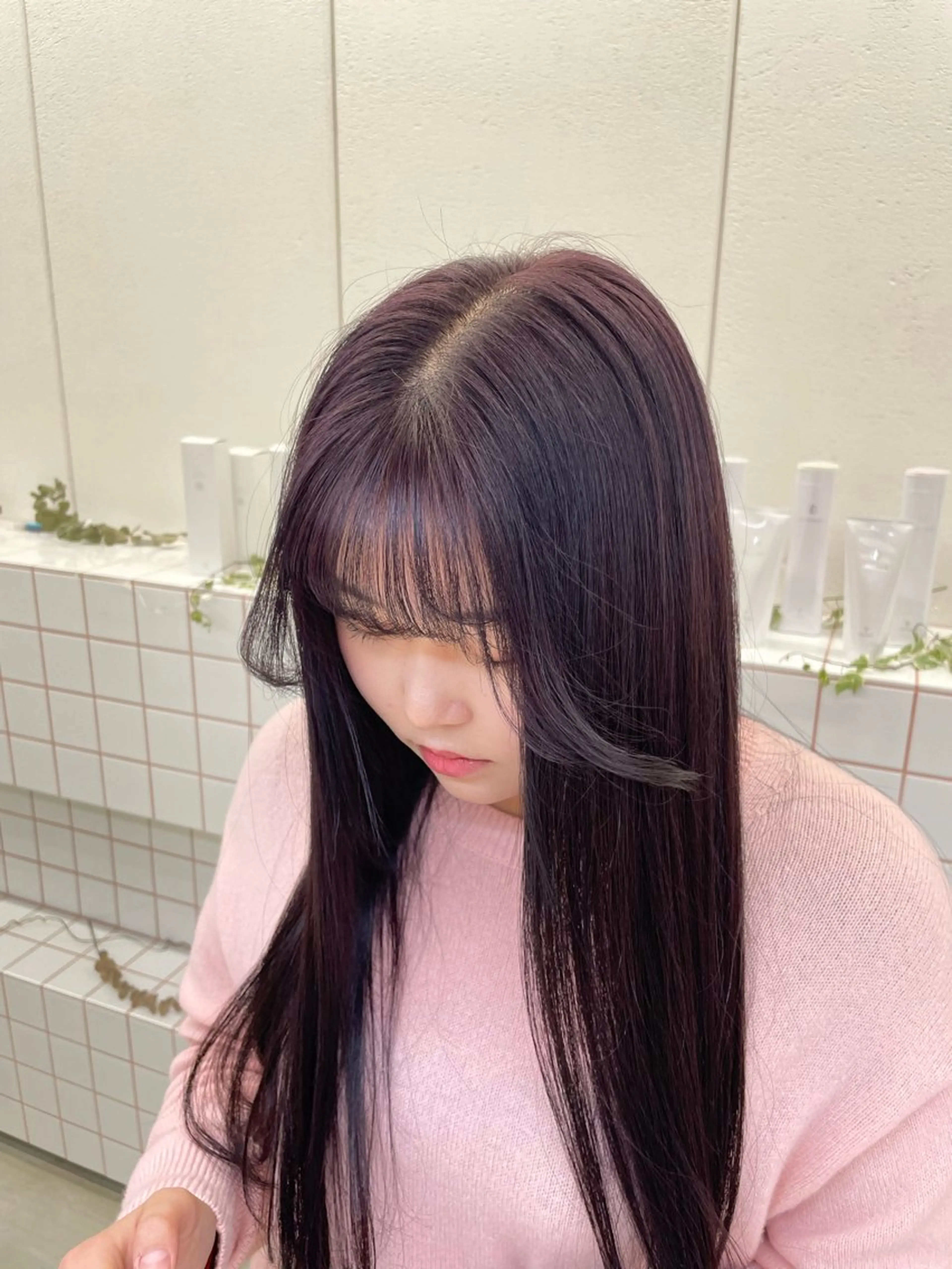 カラー 🪷花屋併設🪷 山下悠月のヘアスタイル