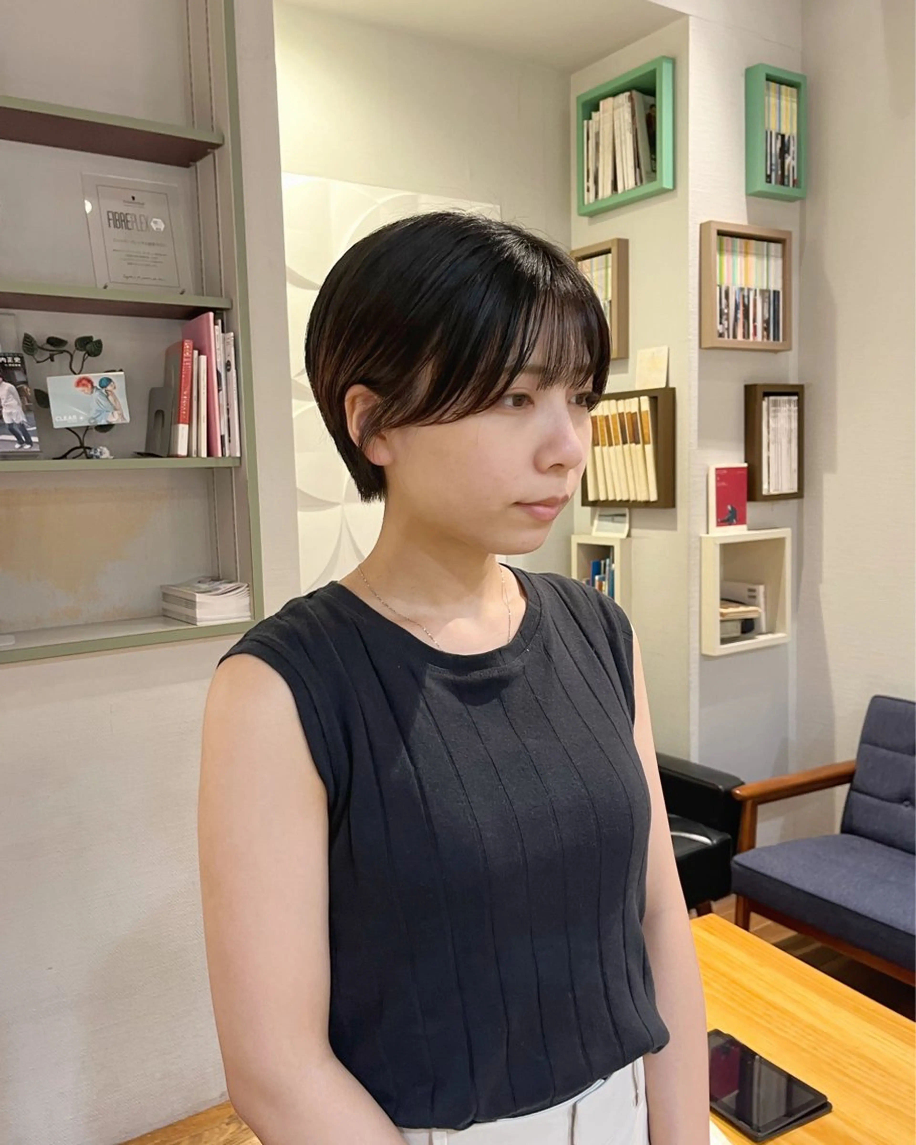 ショート ハンサムショート ショートヘア kawai rihoのヘアスタイル