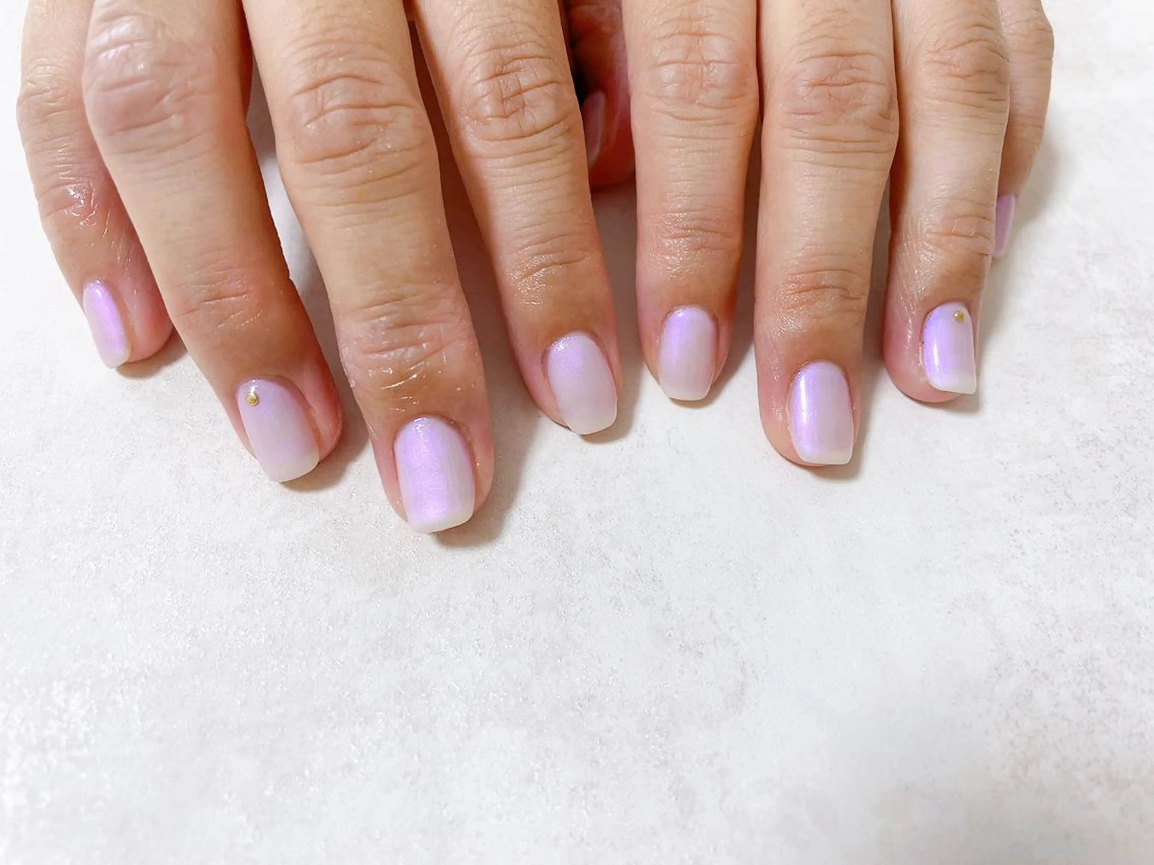 ネイル フレンチネイル ジェルネイル ガラスフレンチ 韓国ネイル マグネットネイル kiki nail たまプラーザのネイルデザイン