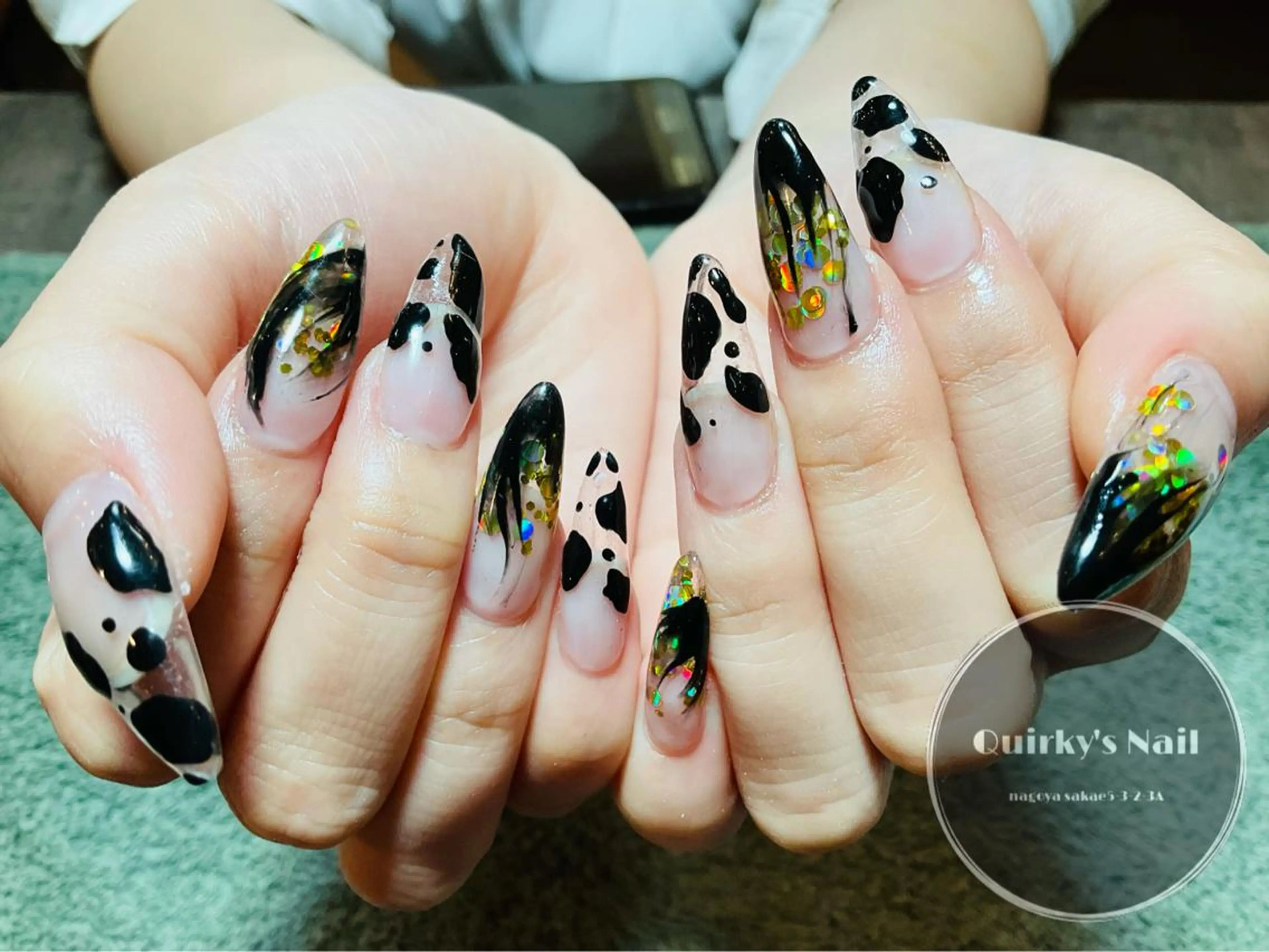 ネイル アートネイル クリアネイル Quirky's Nail【栄店】のネイルデザイン