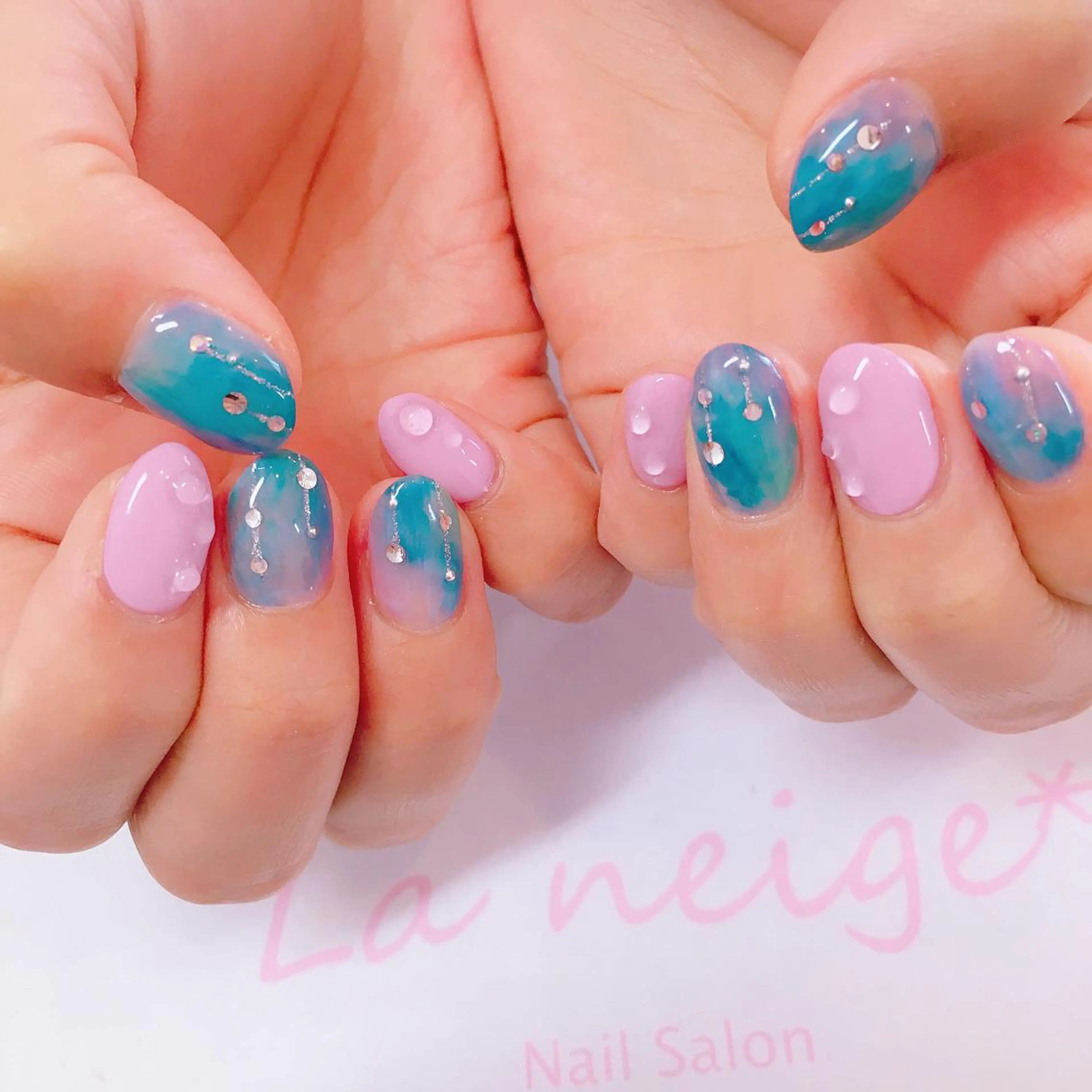 ネイル La neige* yuki 🥯🍑のネイルデザイン