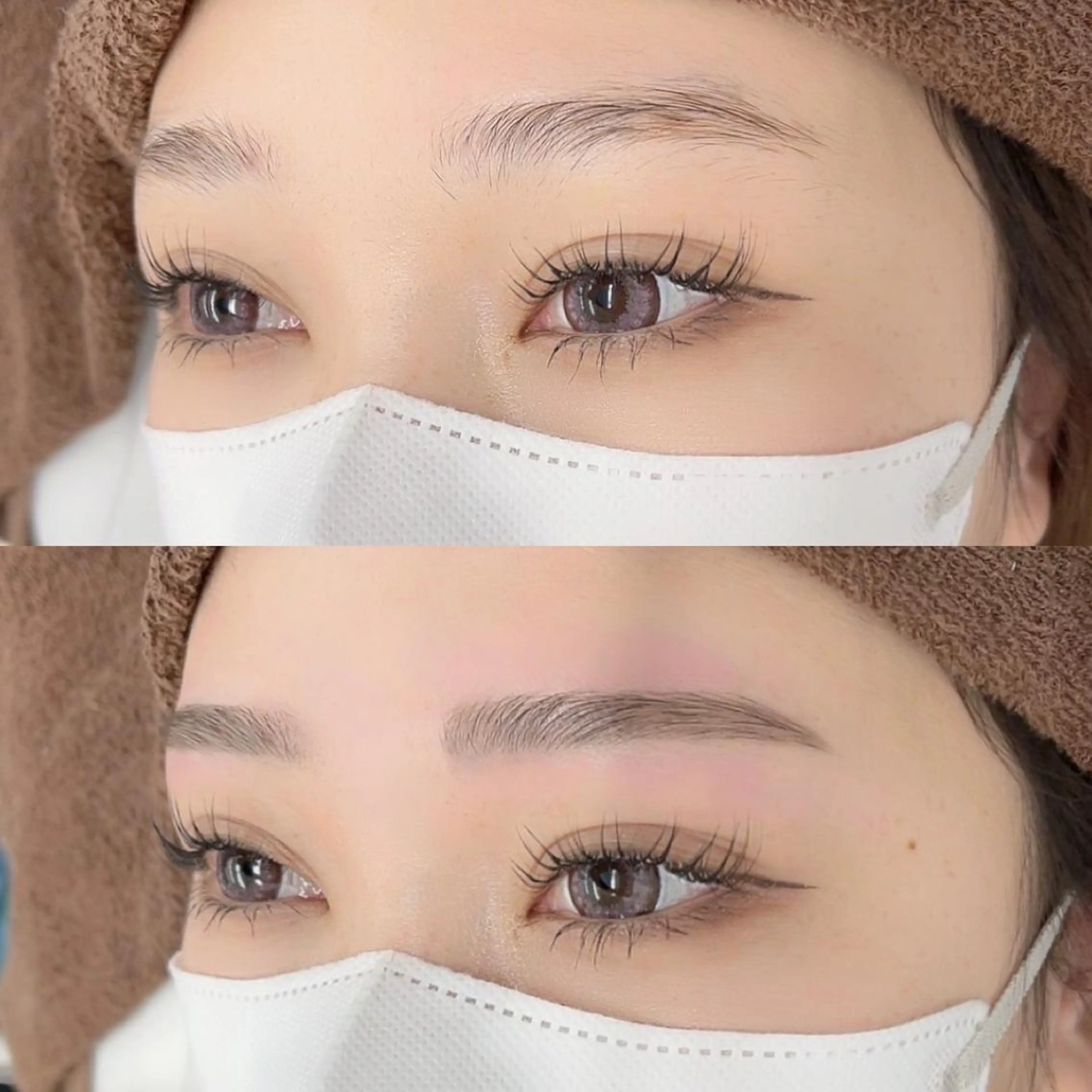 パーマ アイブロウ オルチャンヘア BEIGE 金山 🌹RUKAのマツエク・マツパデザイン