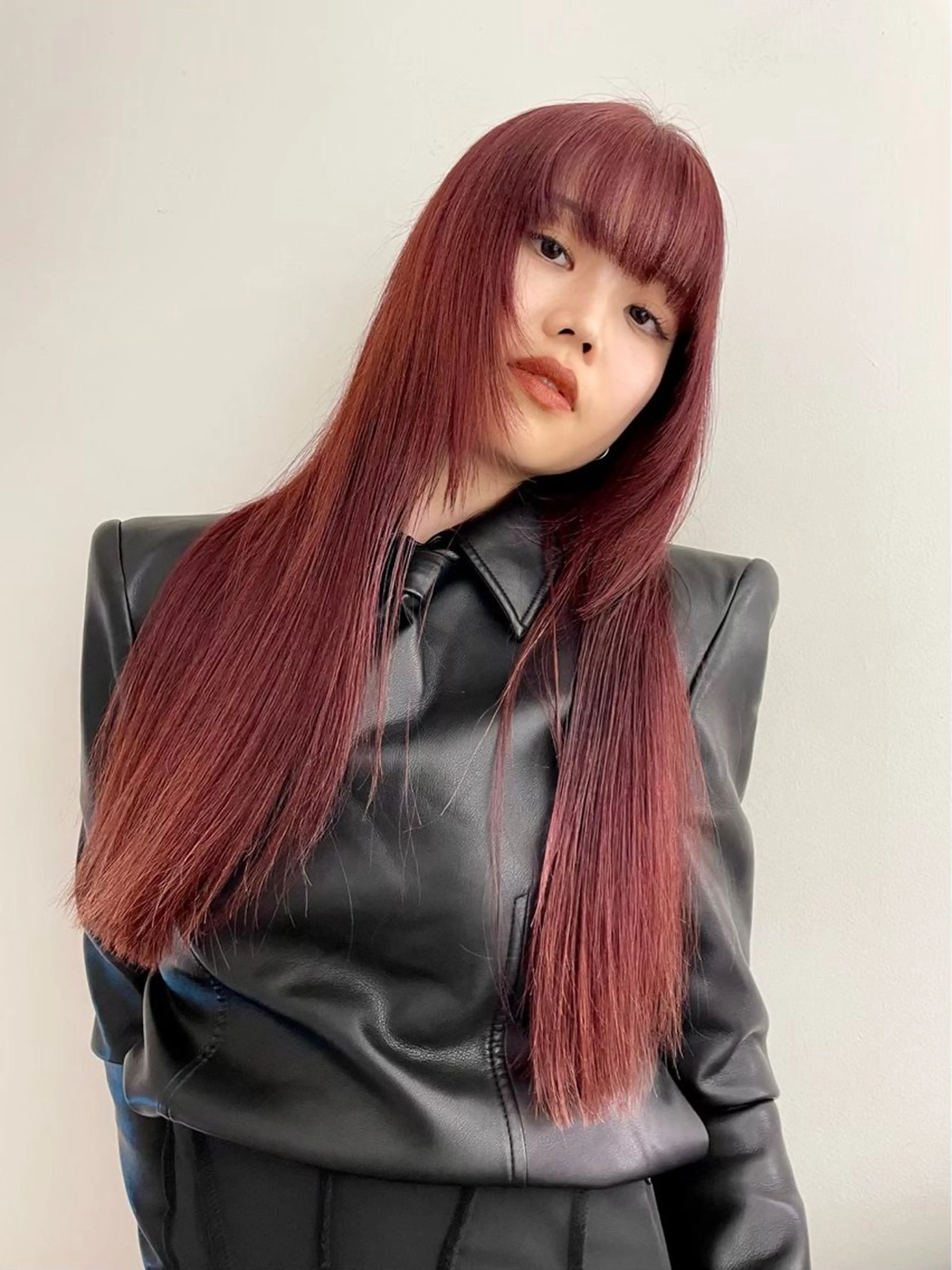 ロング カラー ヘアカラー ガーリーネイル hiroka🩰🎀のネイルデザイン