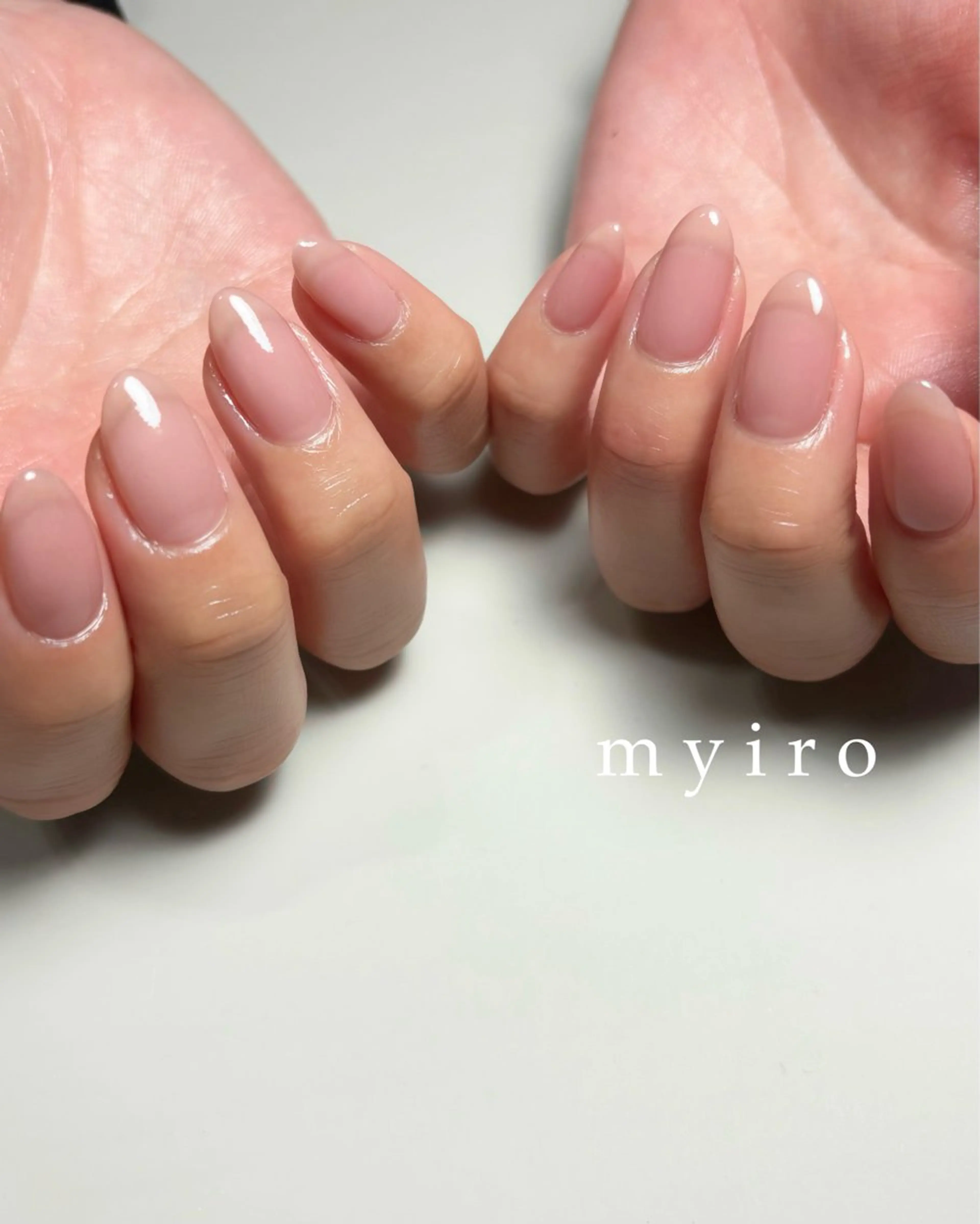 ネイル ワンカラーネイル ハンドネイル myiro【マイロ】 林のネイルデザイン