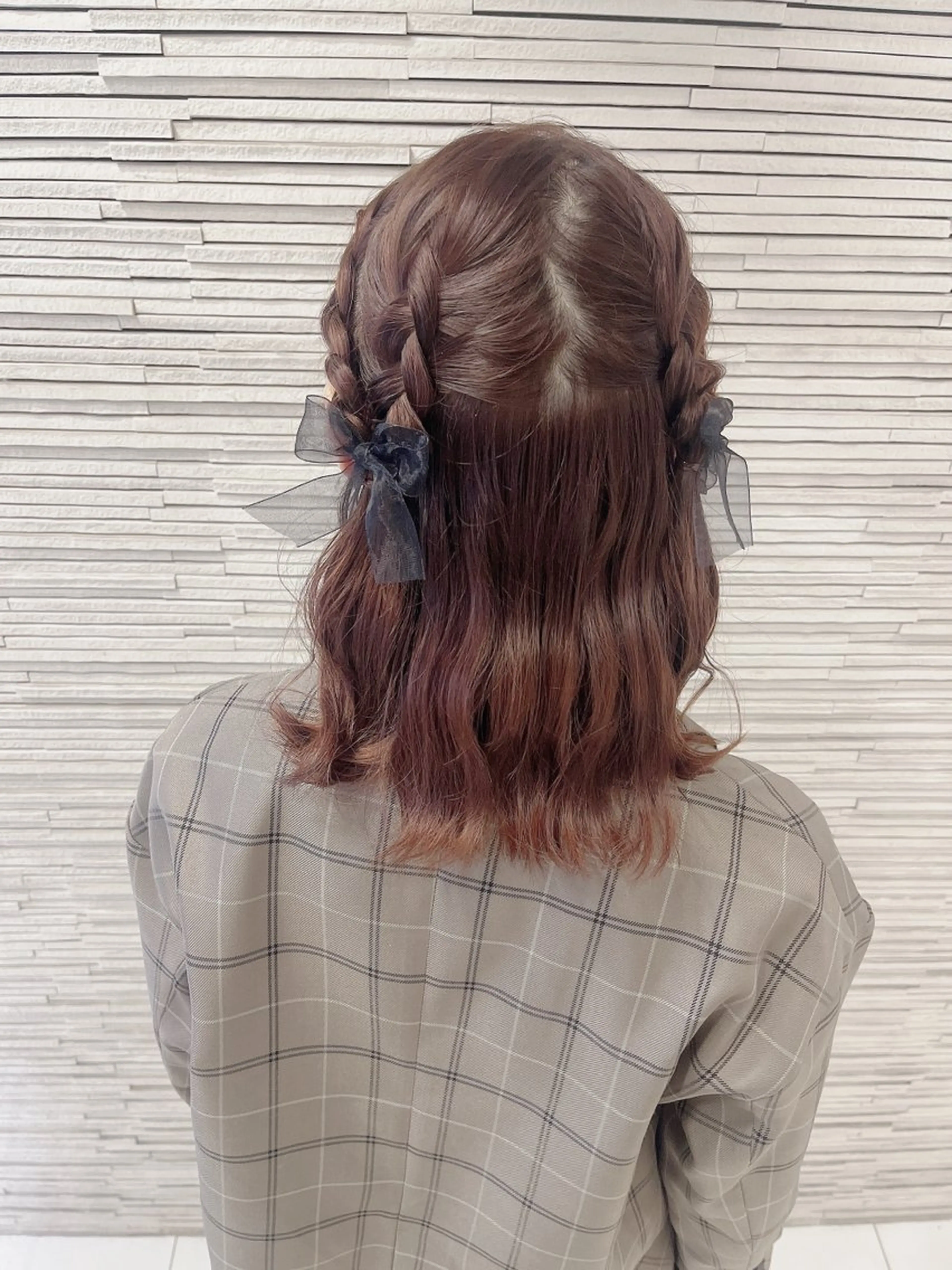 ミディアム ヘアアレンジ ヘアセット ⭐️ アユミ⭐️のヘアスタイル