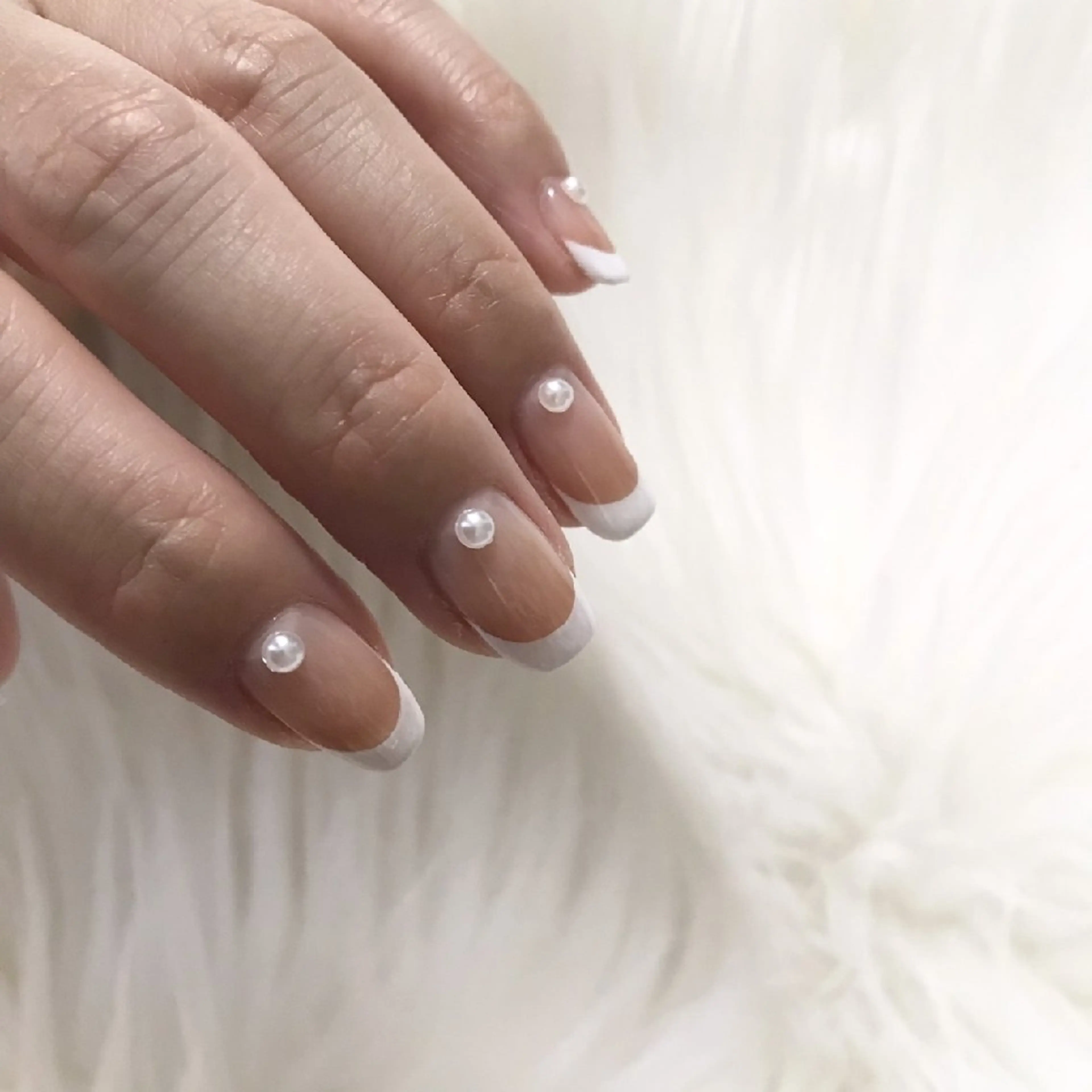 ネイル フレンチネイル Nails MILAURO所属・MIYUKI /大人シンプルネイルのネイルデザイン