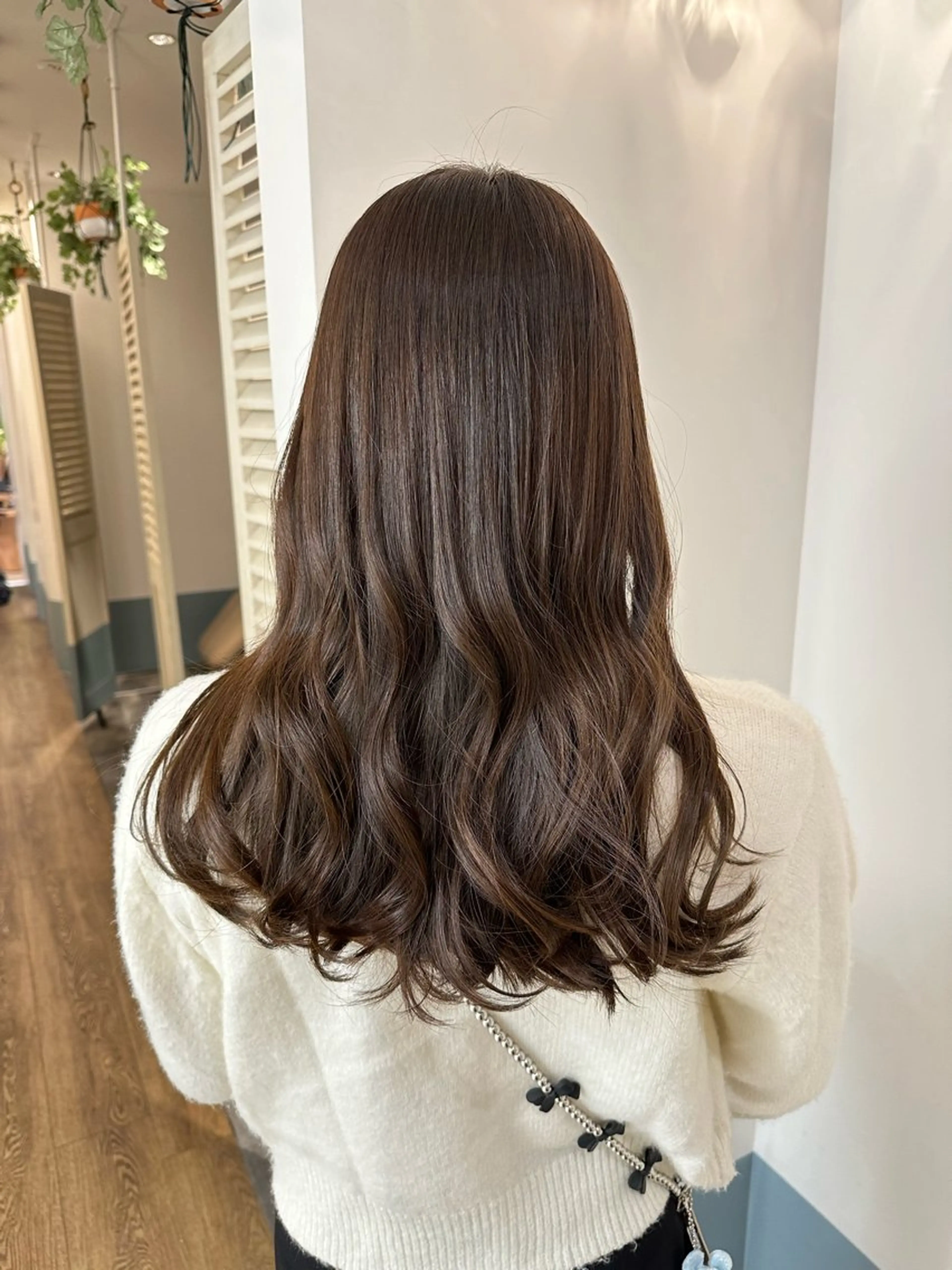 ロング カラー ヘアカラー トリートメント ヘッドスパ 安丸 結夏のヘアスタイル