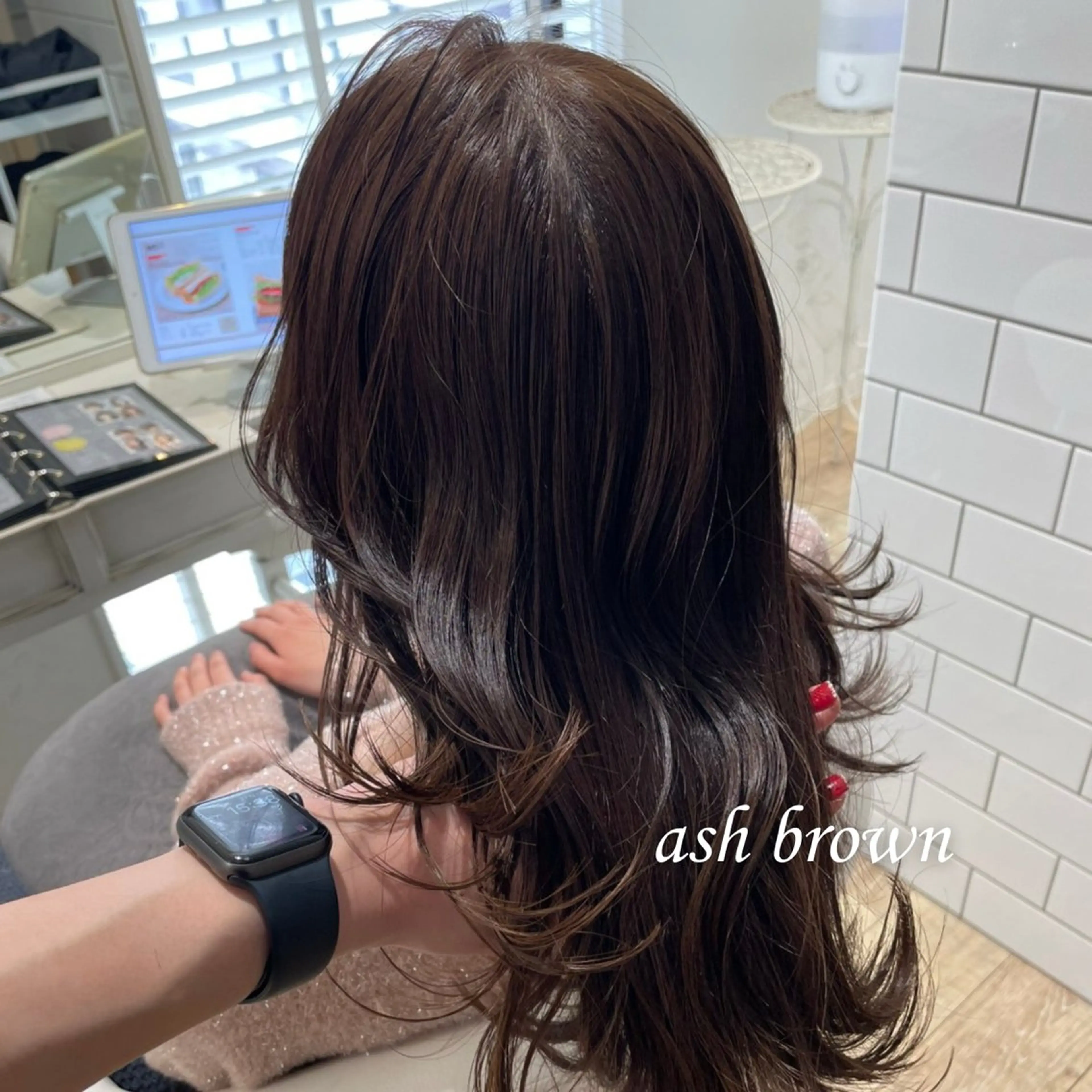 セミロング カラー ✨似合わせstyle ✨mei🦋のヘアスタイル