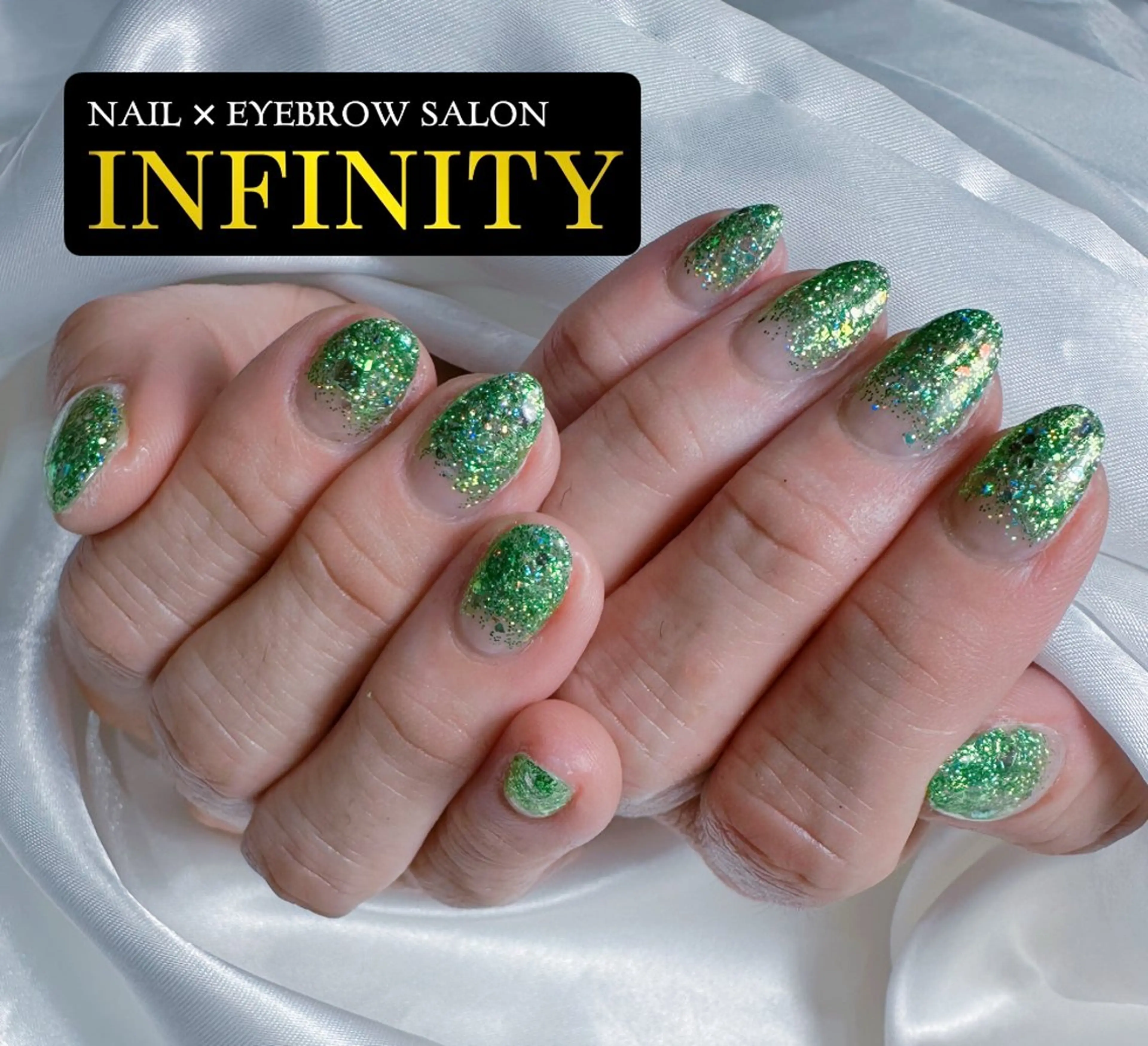 ネイル グリーン INFINITY所属・INFINITY 💎のネイルデザイン