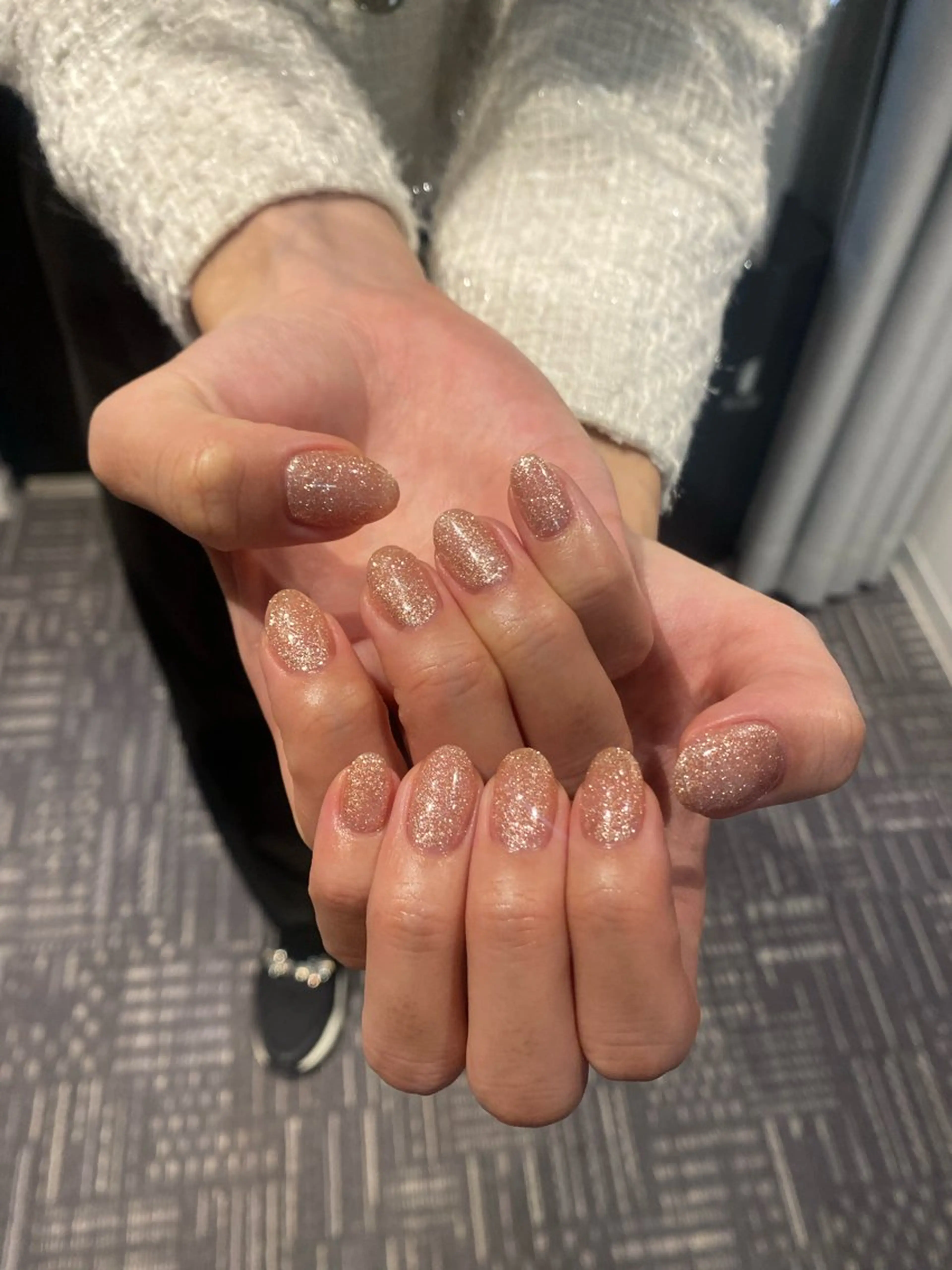 ネイル ハンドネイル ニュアンス / 鉱物 natsukiのネイルデザイン
