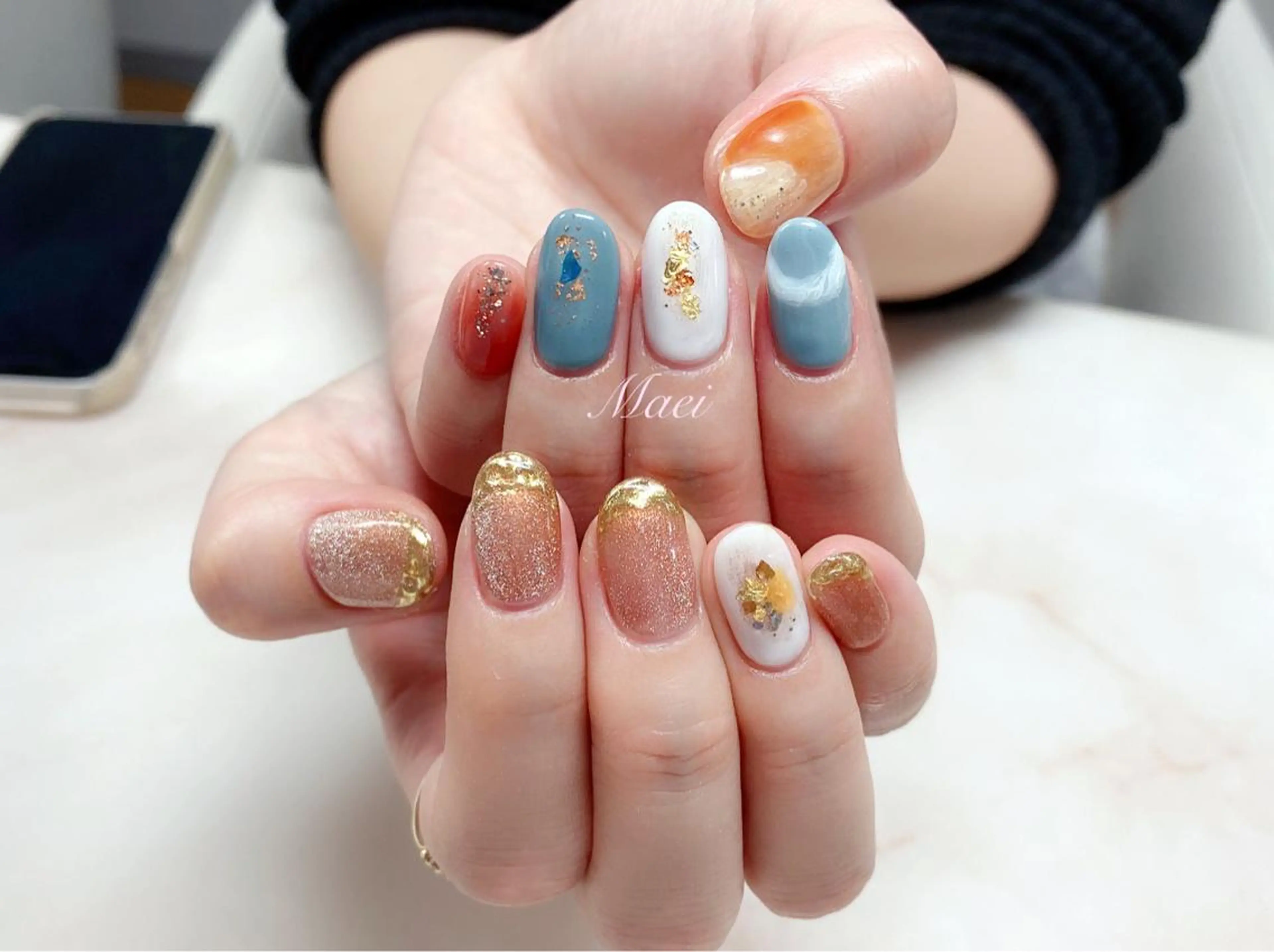 ネイル ハンドネイル ハンドケア NIMO ネイルサロンのネイルデザイン