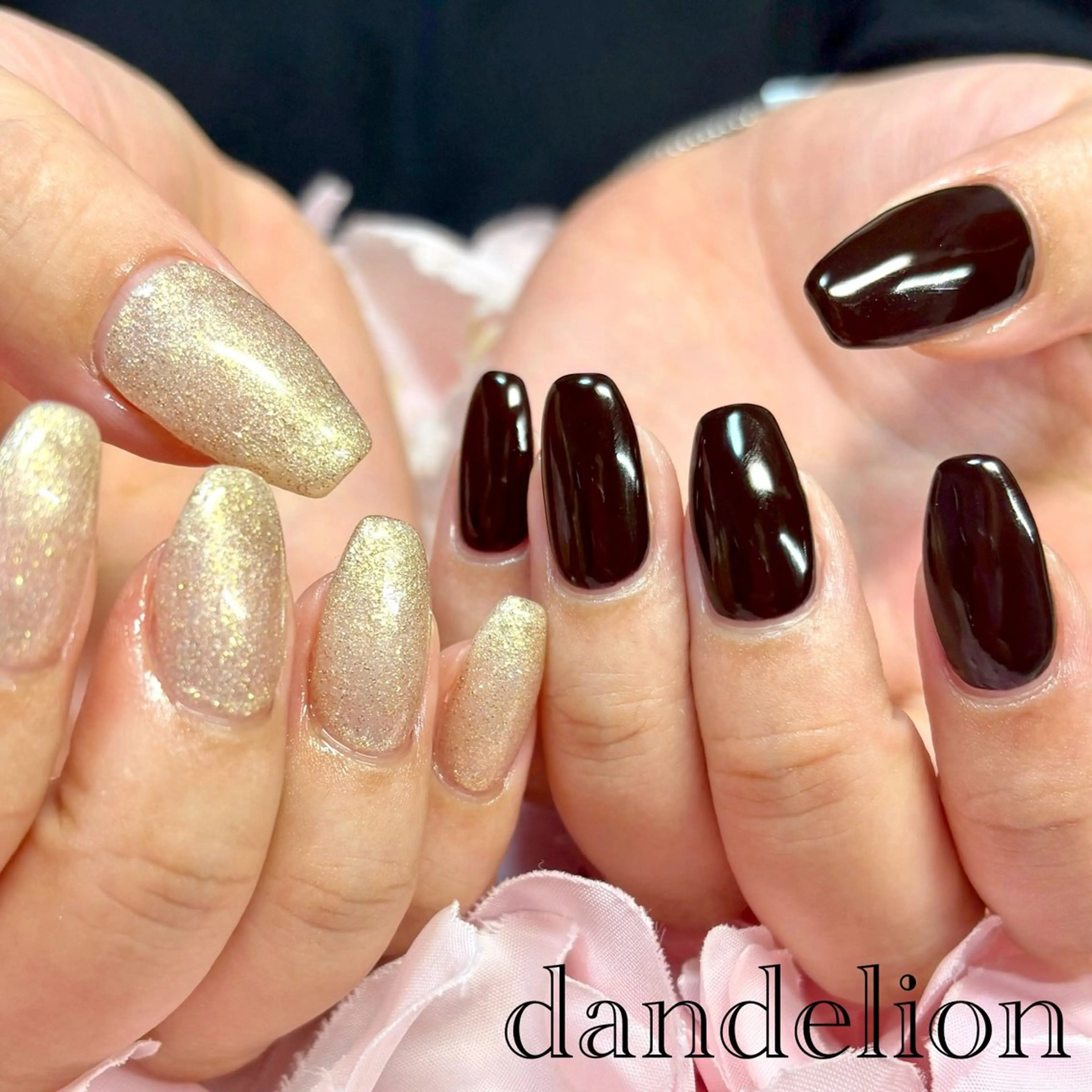 ネイル ハンドネイル ハンドケア dandelion ダンデライオンのネイルデザイン