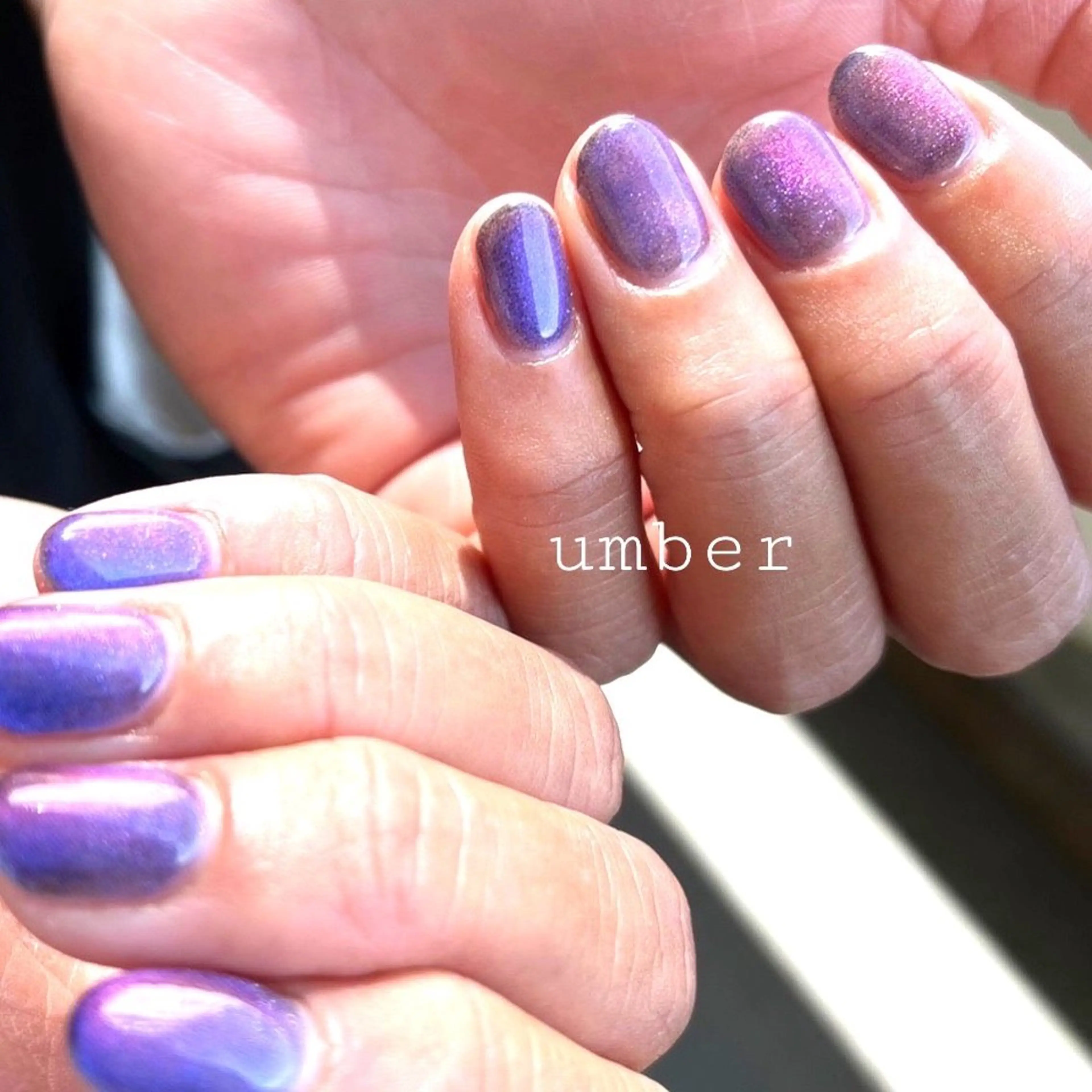 ネイル ハンドネイル umber 三茶1分のネイルデザイン