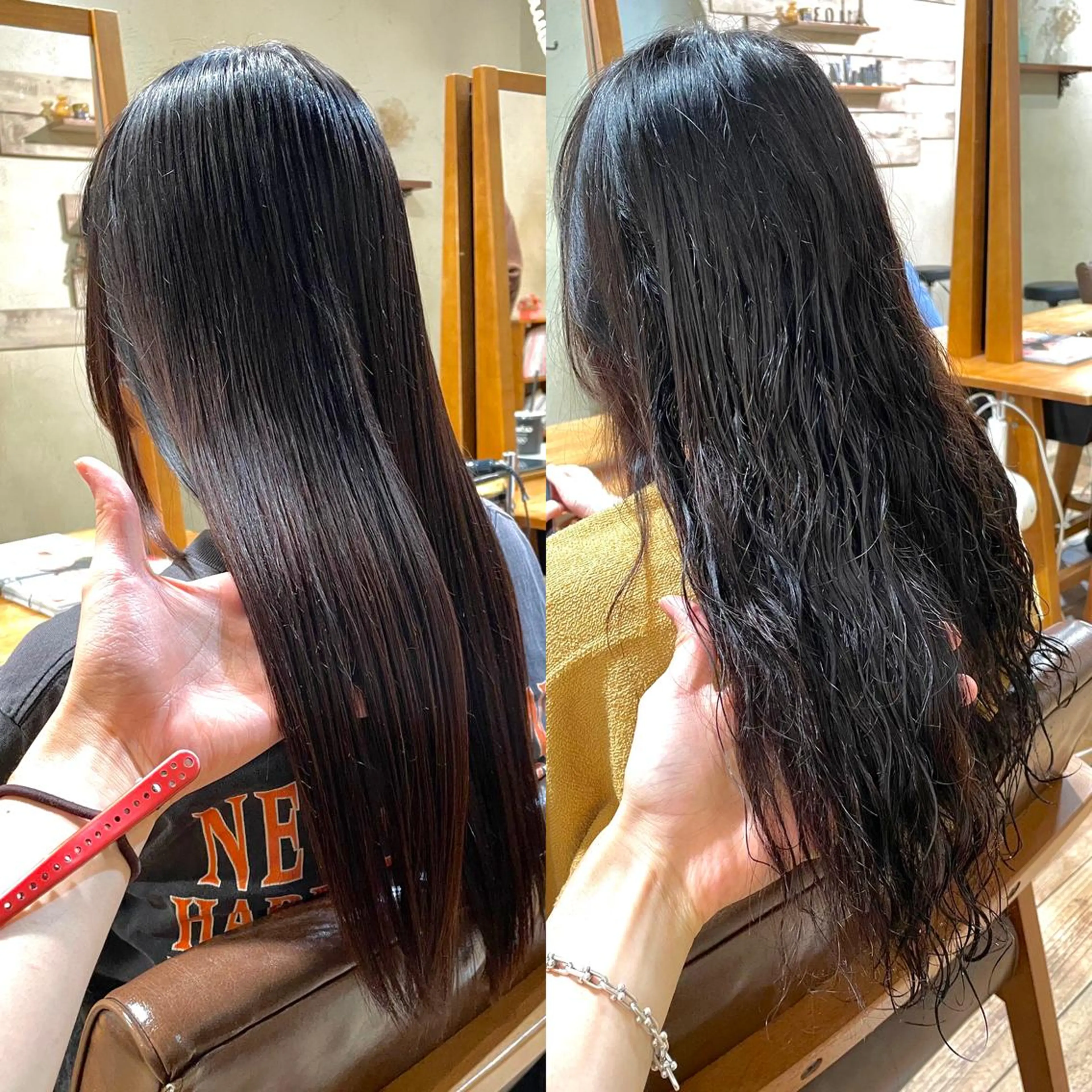 ロング カラー パーマ ヘアアレンジ パーマ トリートメント ヘッドスパ ヘアセット 🌈インナーカラー ‘ショウマ’🌈のヘアスタイル