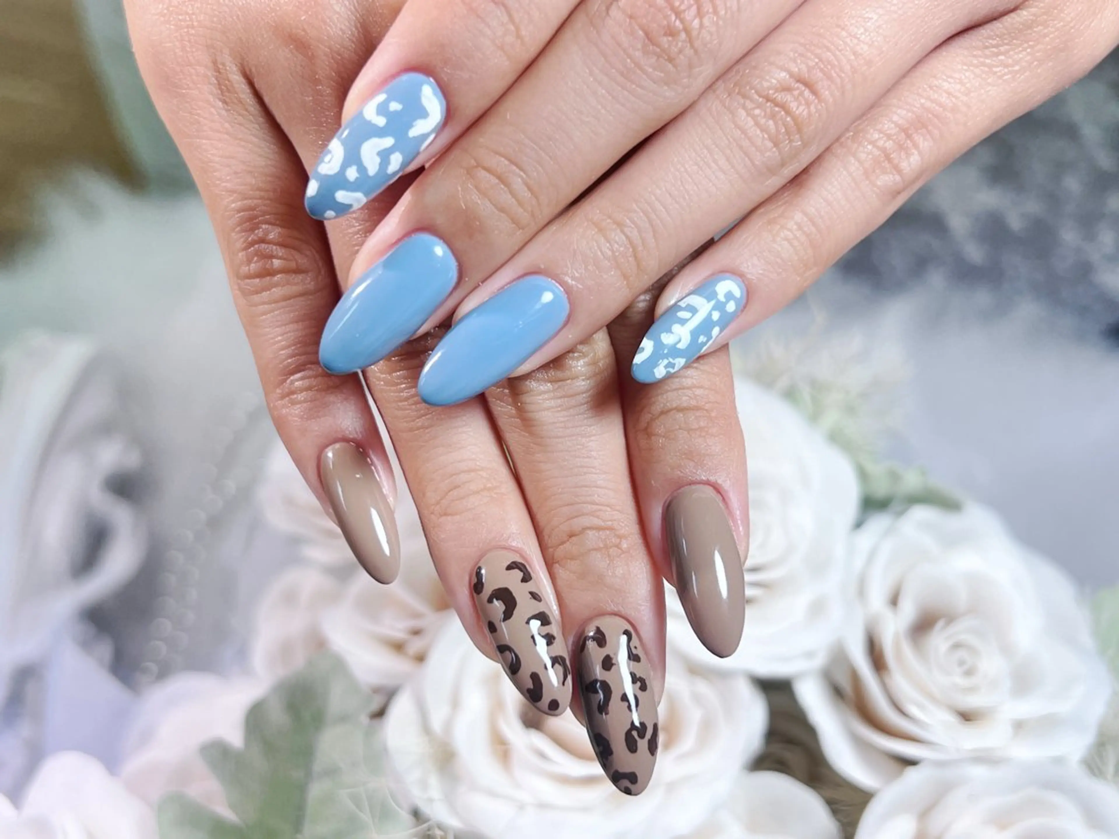 ネイル ロングネイル 持ち込み スカルプネイル ワンホンネイル ハンドネイル Painty所属・Painty nailのネイルデザイン