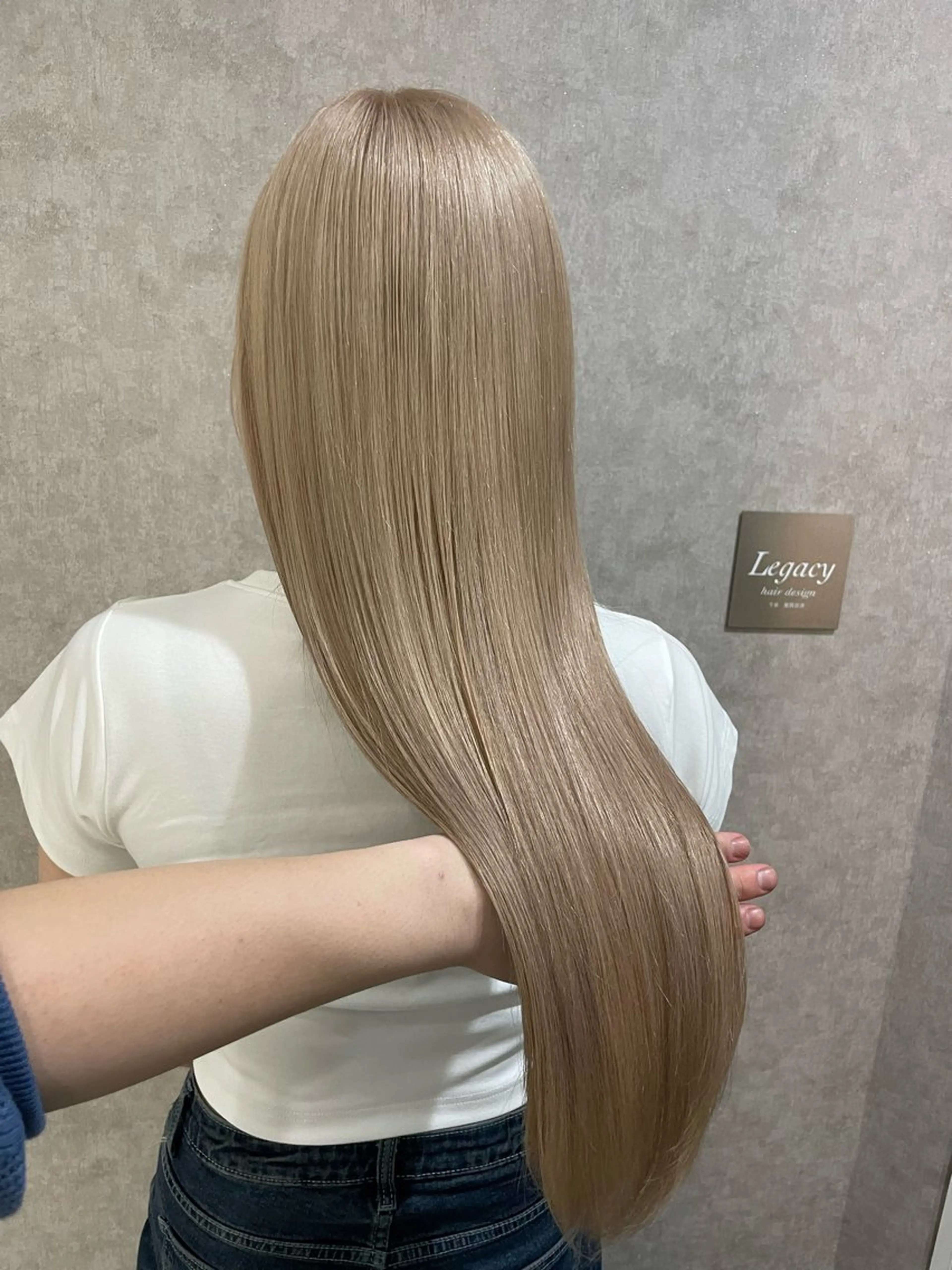 ロング カラー ブリーチ ブロンド ケアブリーチ 透明感カラー ヘアカラー Taku ／ケアハイトーンのヘアスタイル