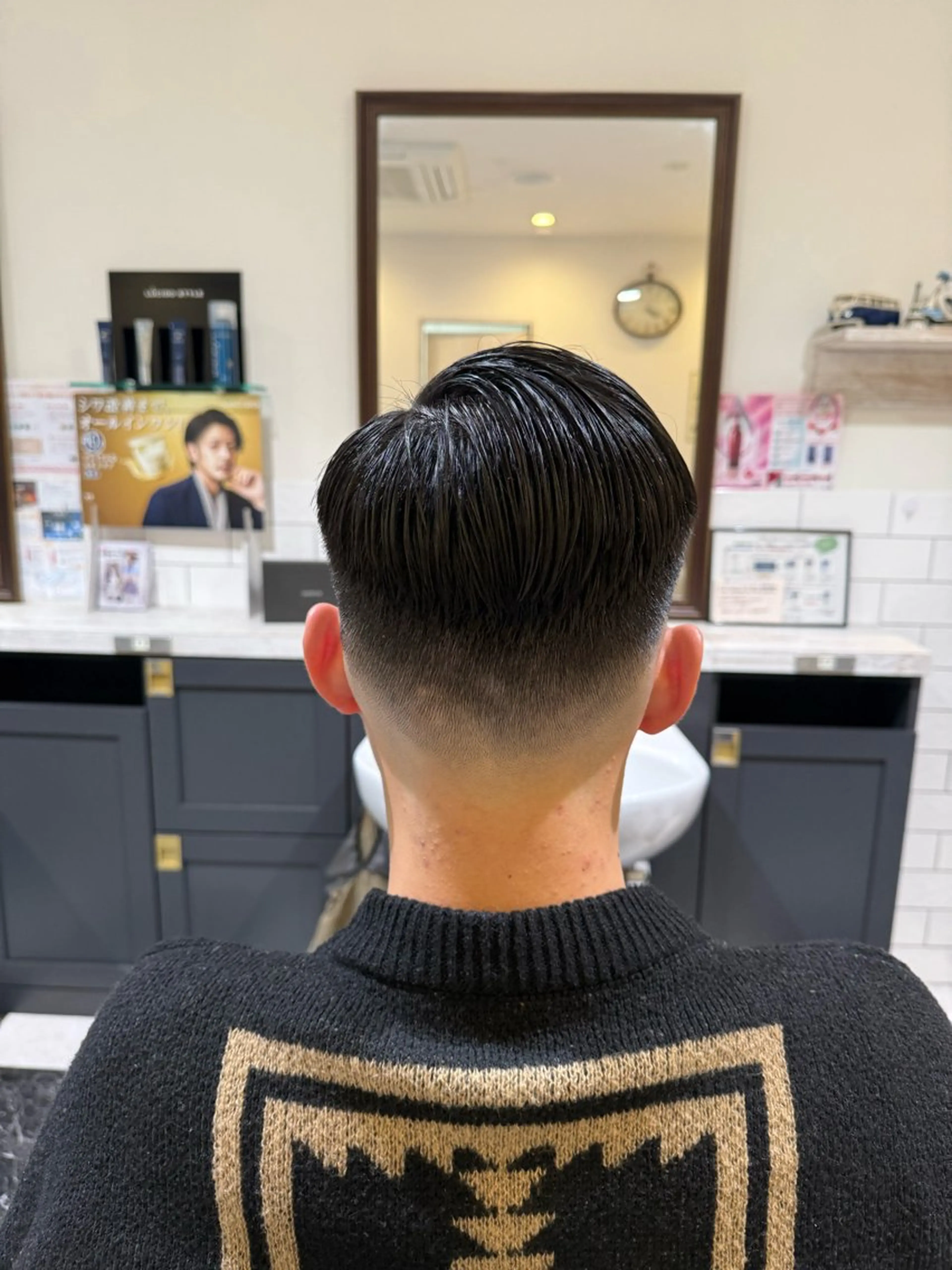 ショート メンズ カット 似合わせカットパーマ 長峯丈士のヘアスタイル