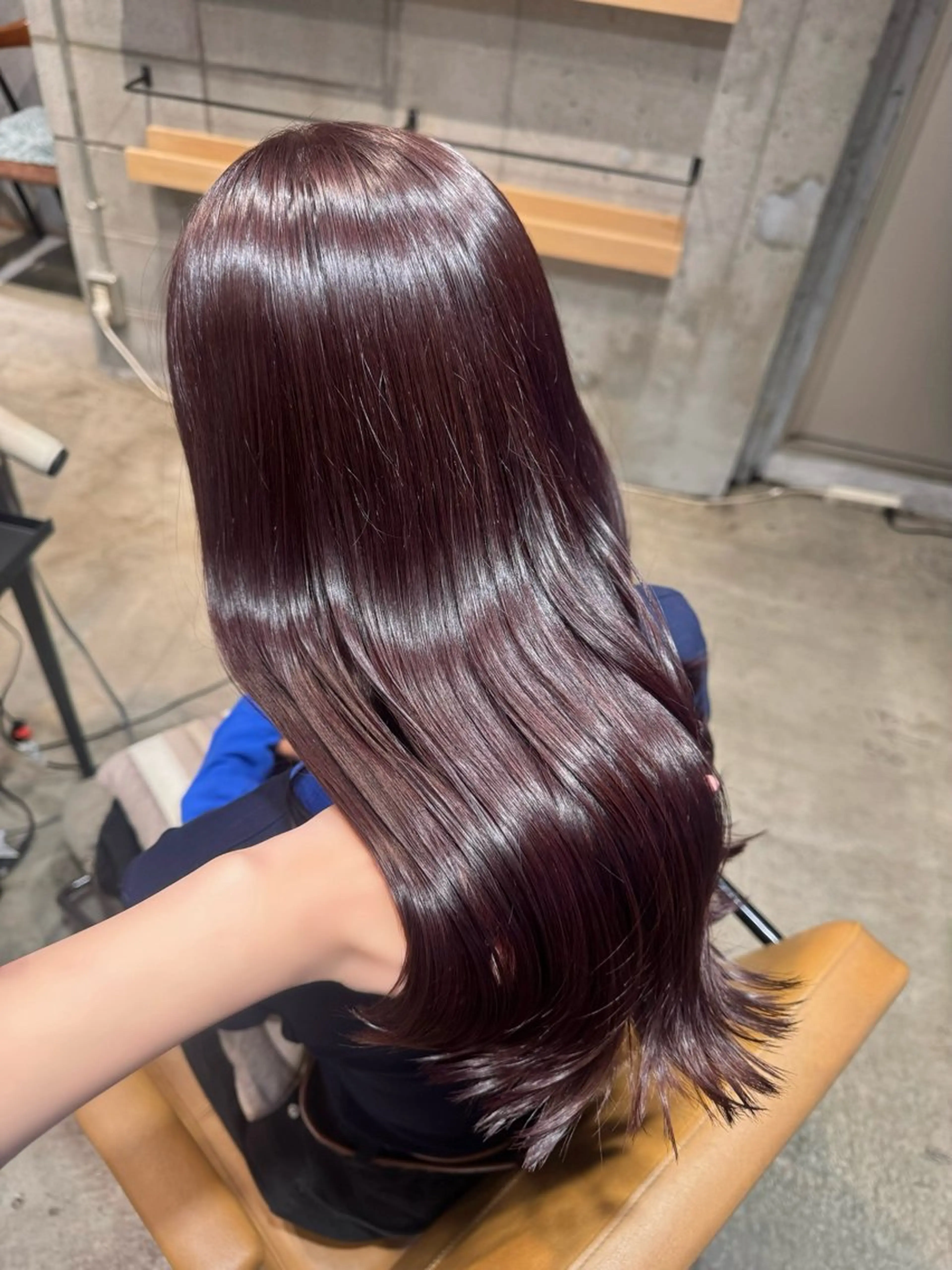セミロング カラー ヘアアレンジ レッドカラー カット ヘアカラー トリートメント ヘッドスパ 🎀顔まわりカット/ 上久保日葵🎀のヘアスタイル