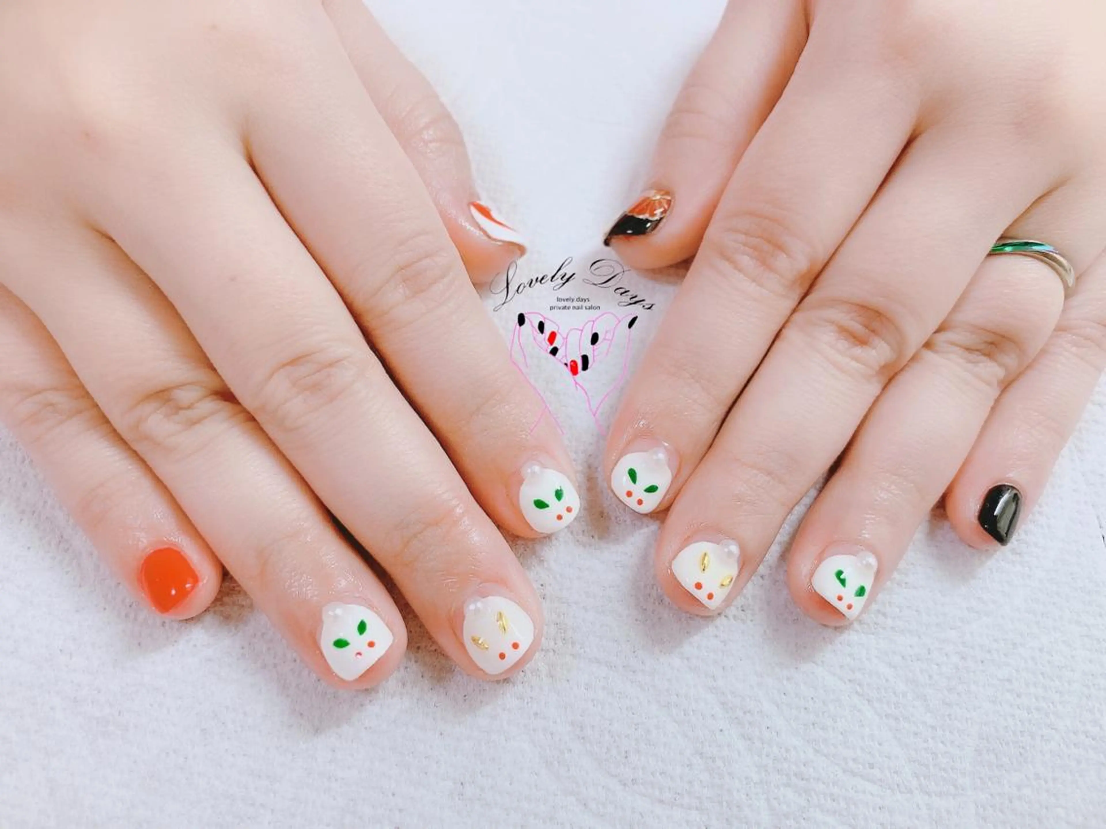 ネイル ミラーネイル シンプルネイル ハンドネイル LovelyDays ゆいのネイルデザイン