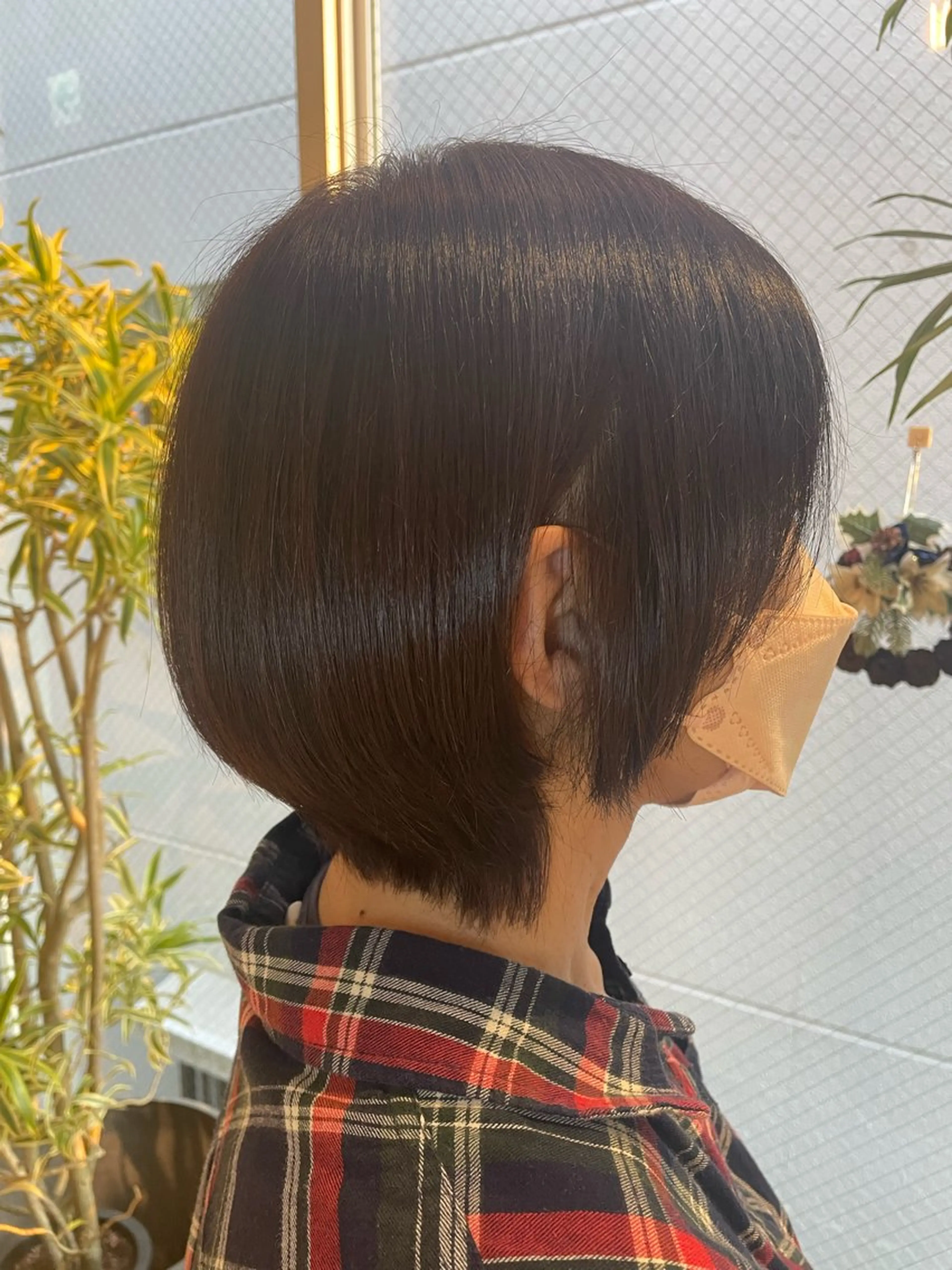 ショート diar湘南台店所属・ふくだももこ🍑 つるっとボブのヘアスタイル