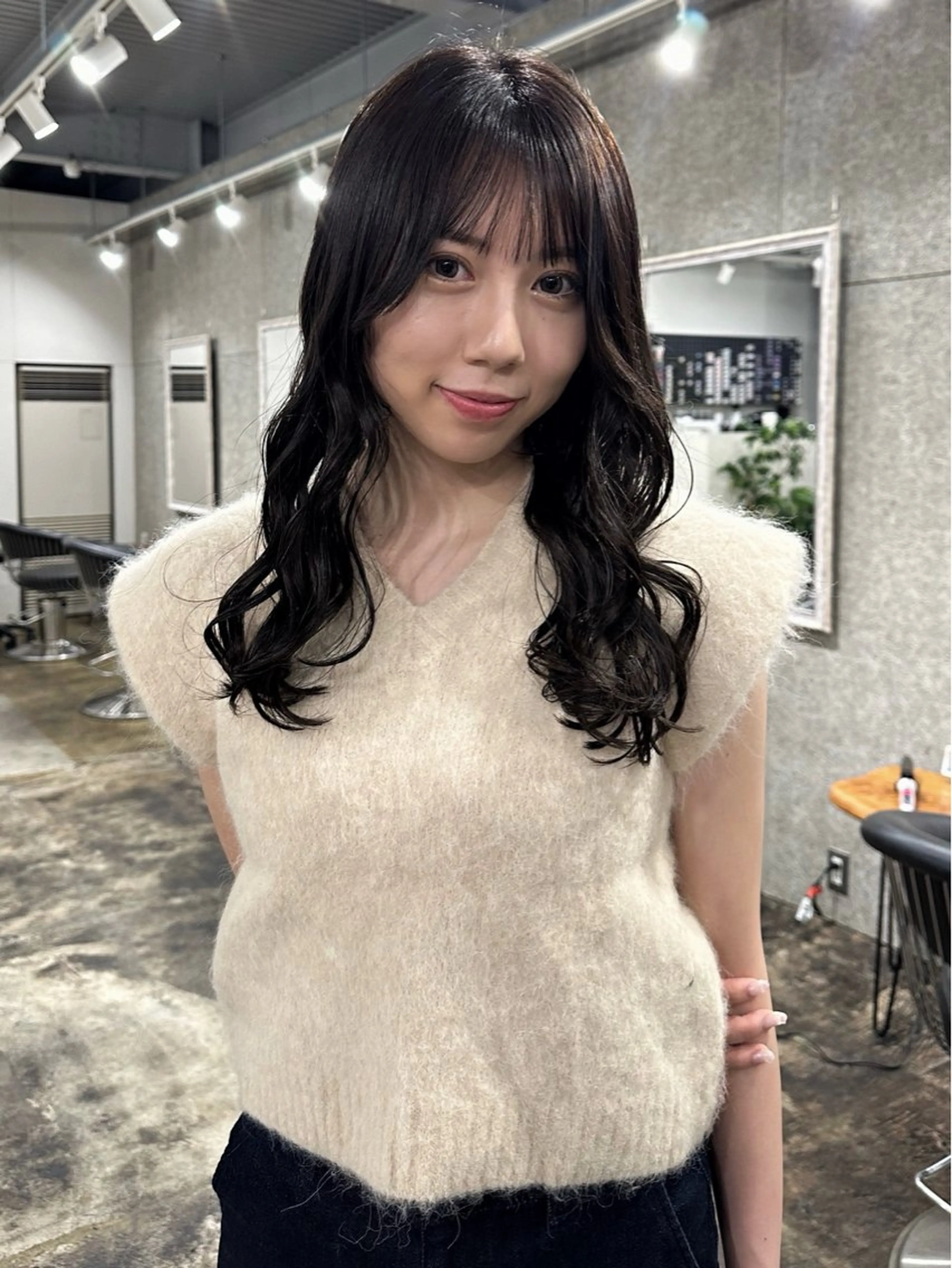 ロング 似合わせカット Iwama momokaのヘアスタイル