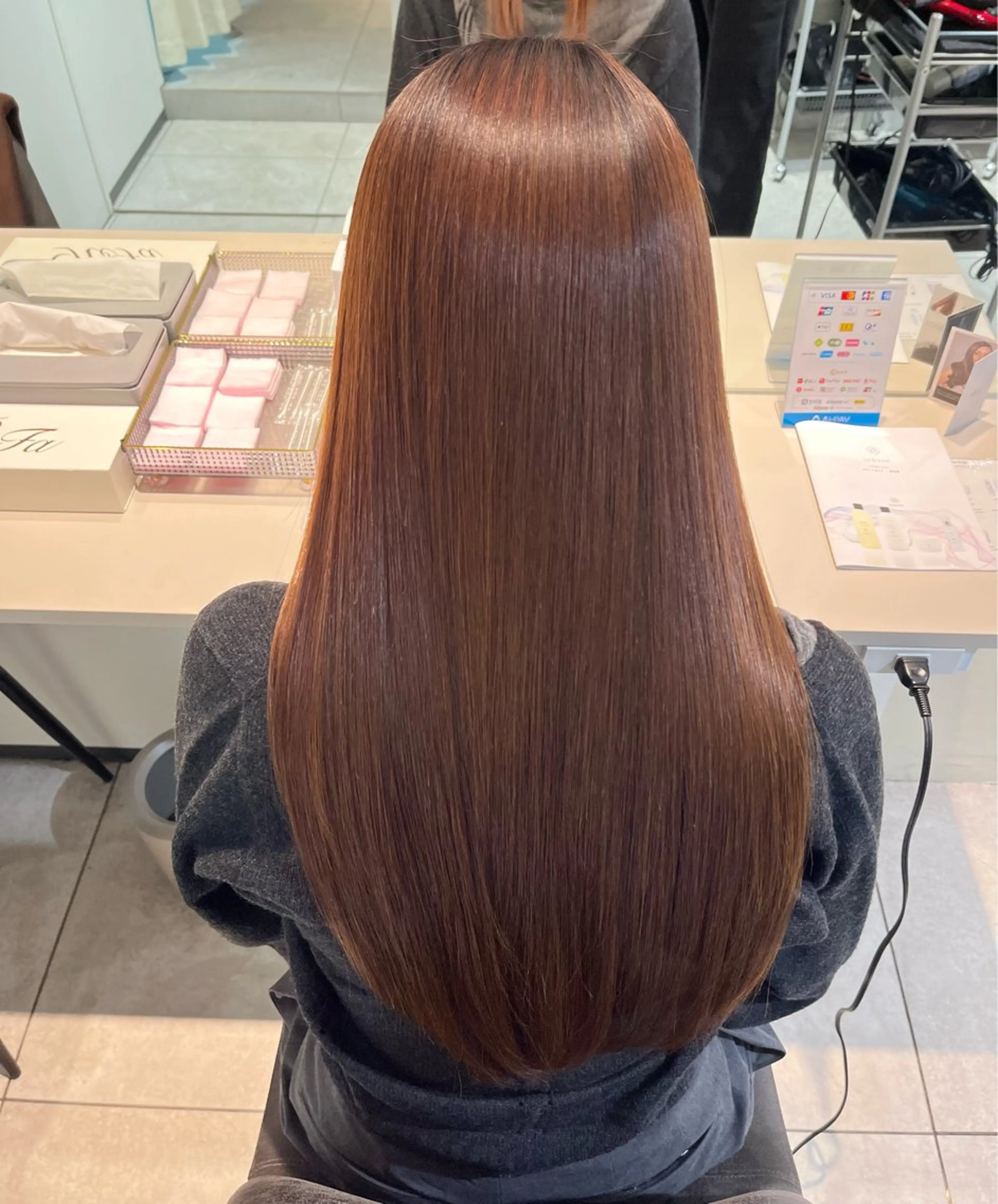 ロング パーマ 🫧美髪縮毛矯正🫧 横山 遥のヘアスタイル