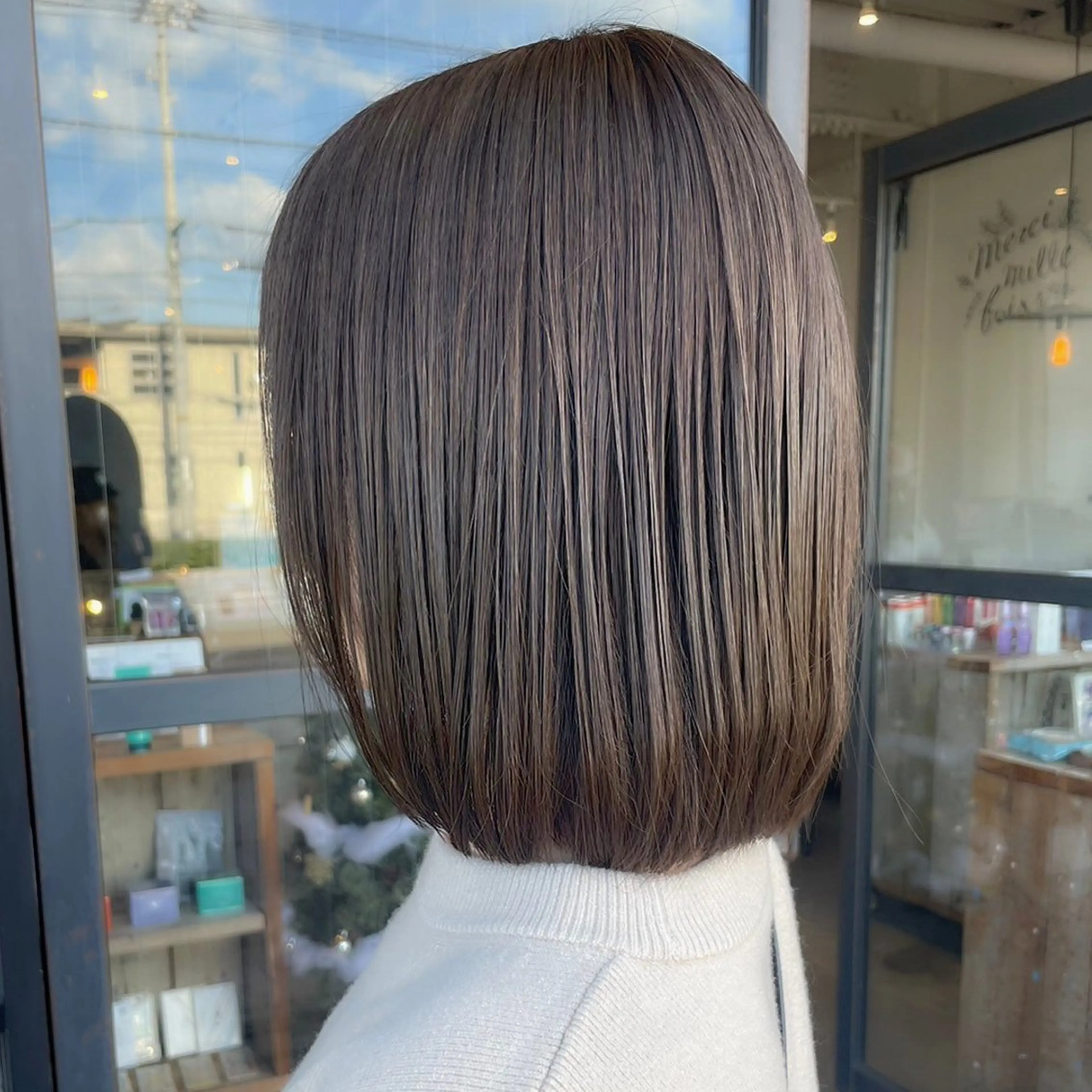 カラー ヘアカラー 透明感カラー/パーマ 🌀アオノアユミのヘアスタイル