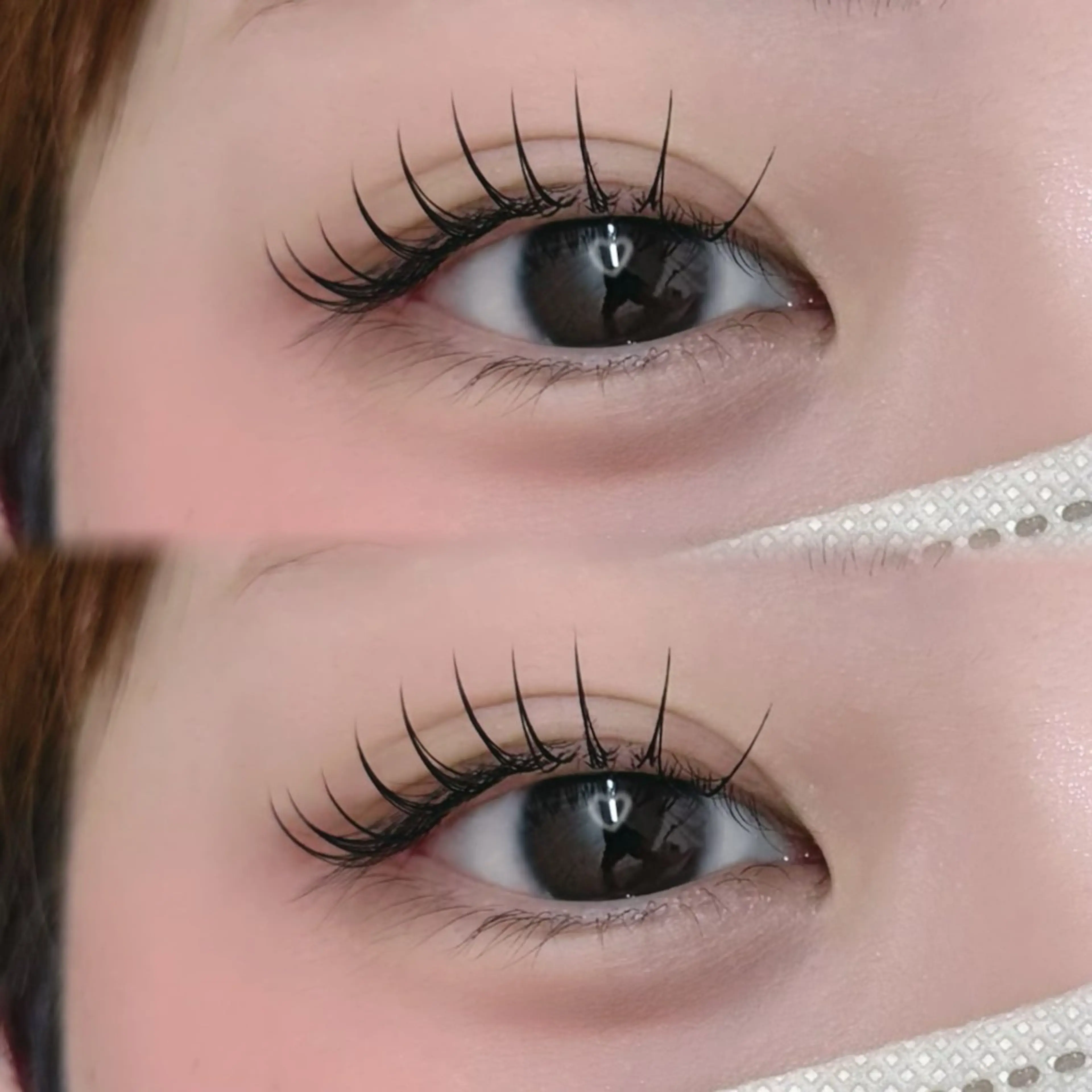 最新アンドヘルシー⭐️LEDマツエク➕パーマ🆕80本🌸オフ込み 本数増やせます🍀の写真