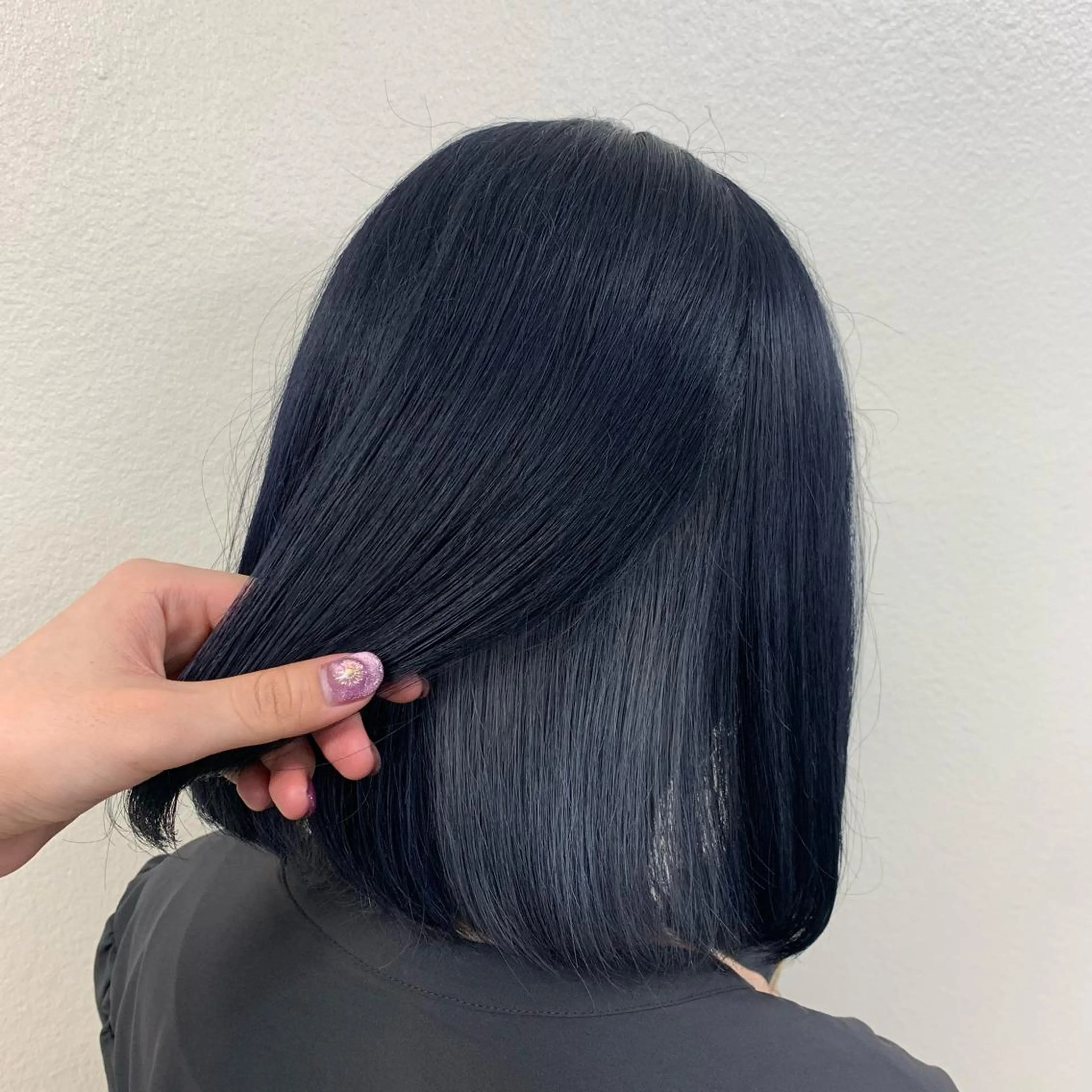 ミディアム カラー ヘアカラー 🤍大人っぽ韓国暗髪 🤍Asuka🤍のヘアスタイル