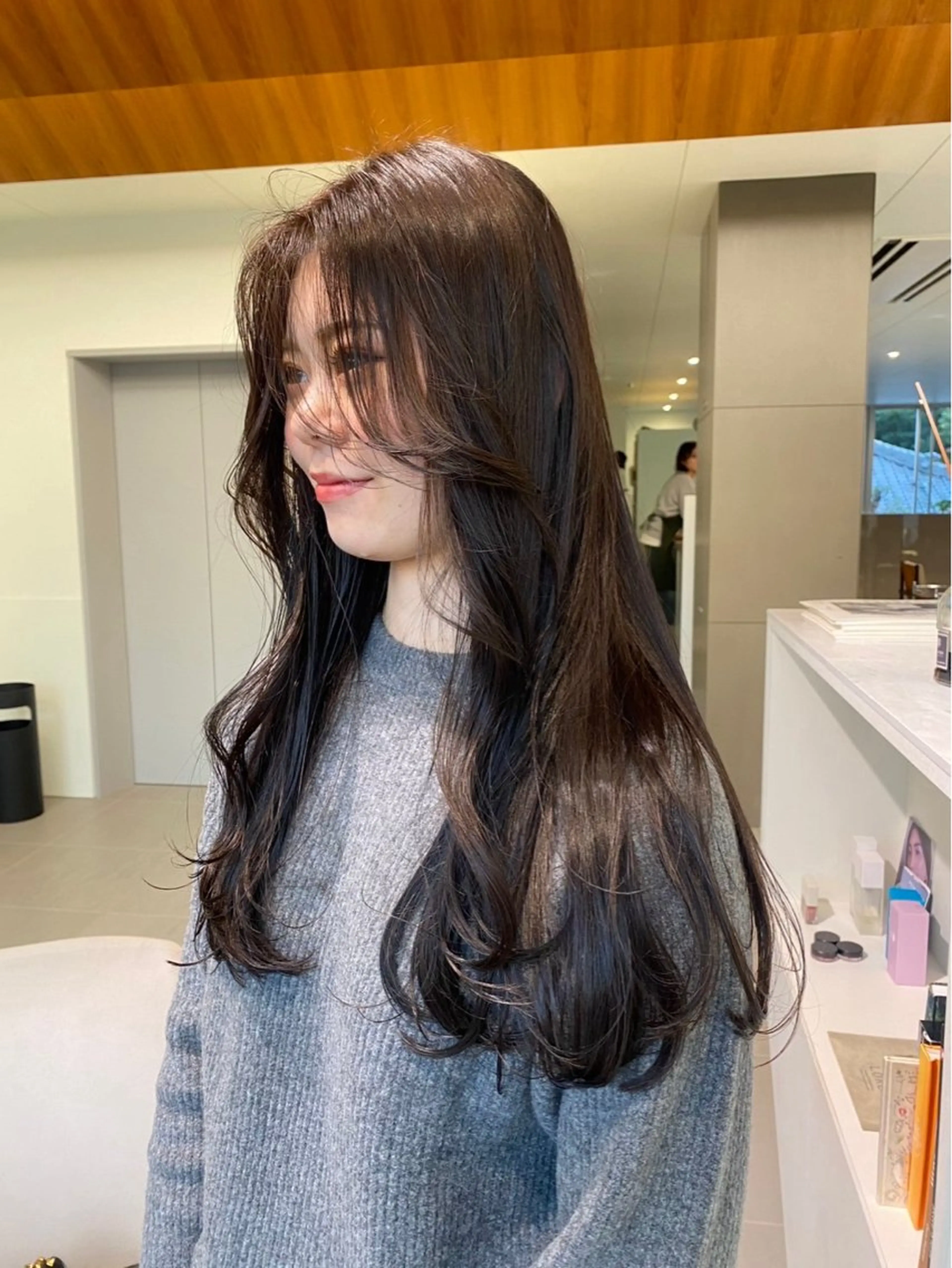 ロング カラー ヘアカラー トリートメント ふんわりテディピンク /mao🧸🎀のヘアスタイル