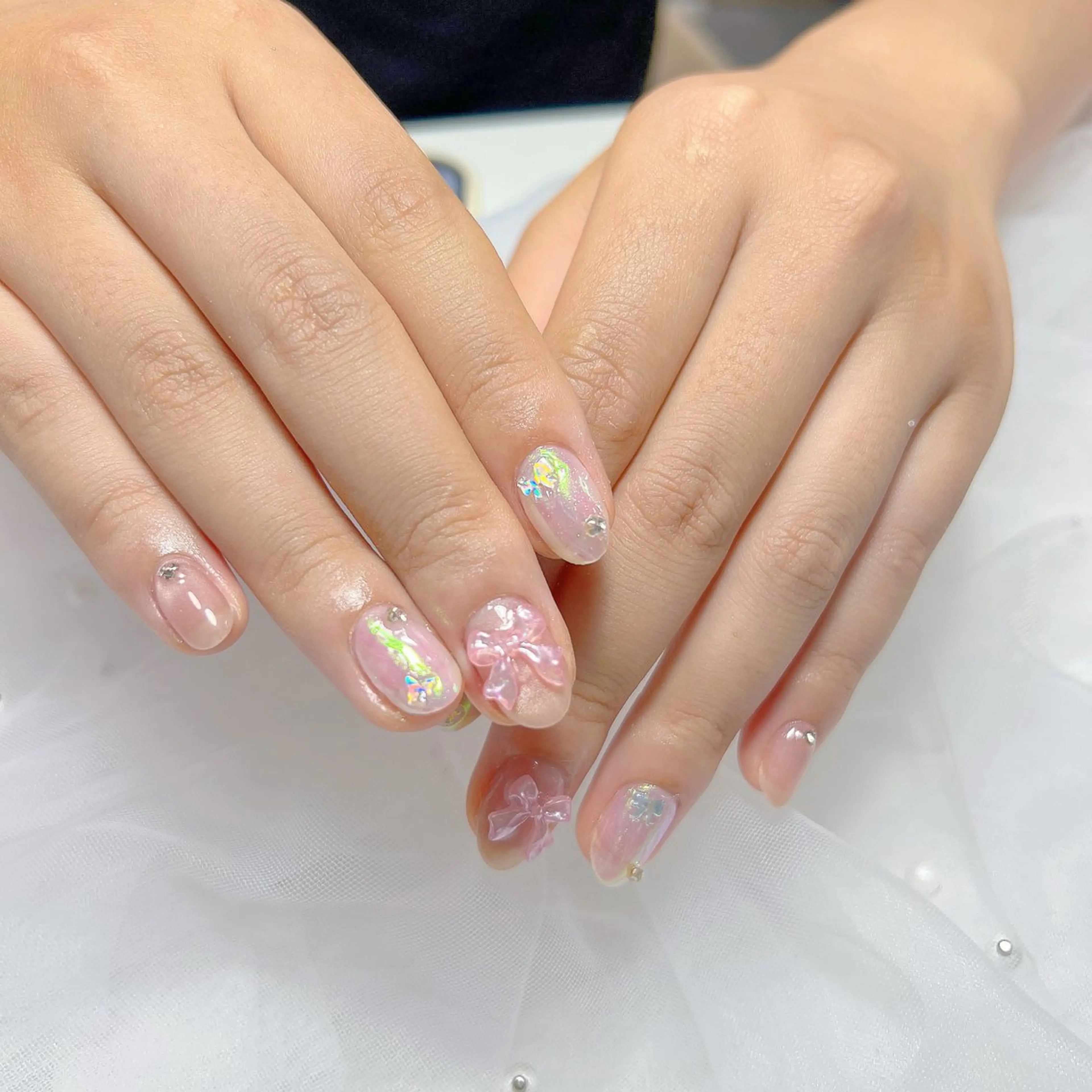 ショート ハンドネイル は !のネイルデザイン