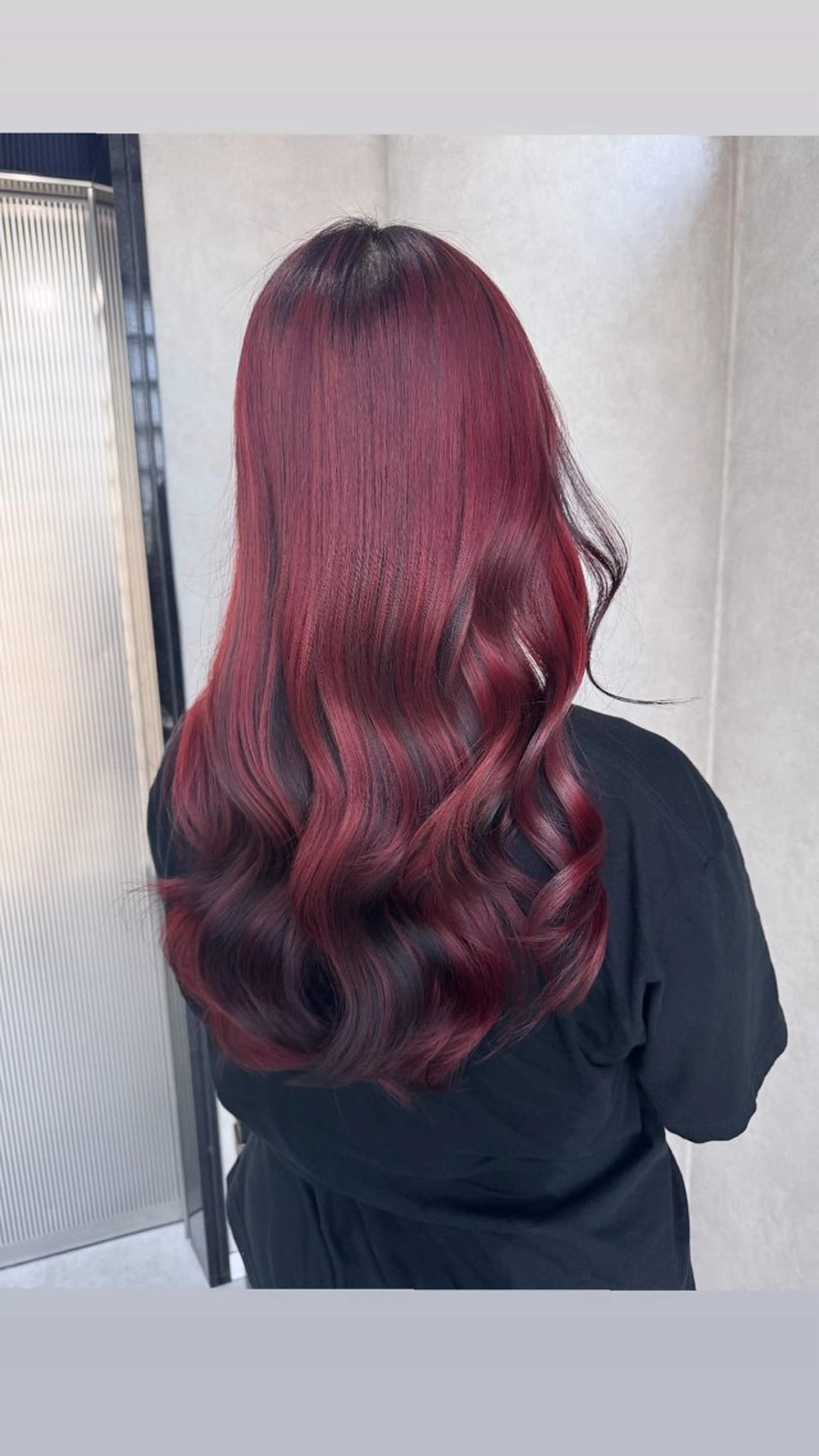 ロング レイヤーカット 梅田トレンドレイヤー RISA🎀💕のヘアスタイル