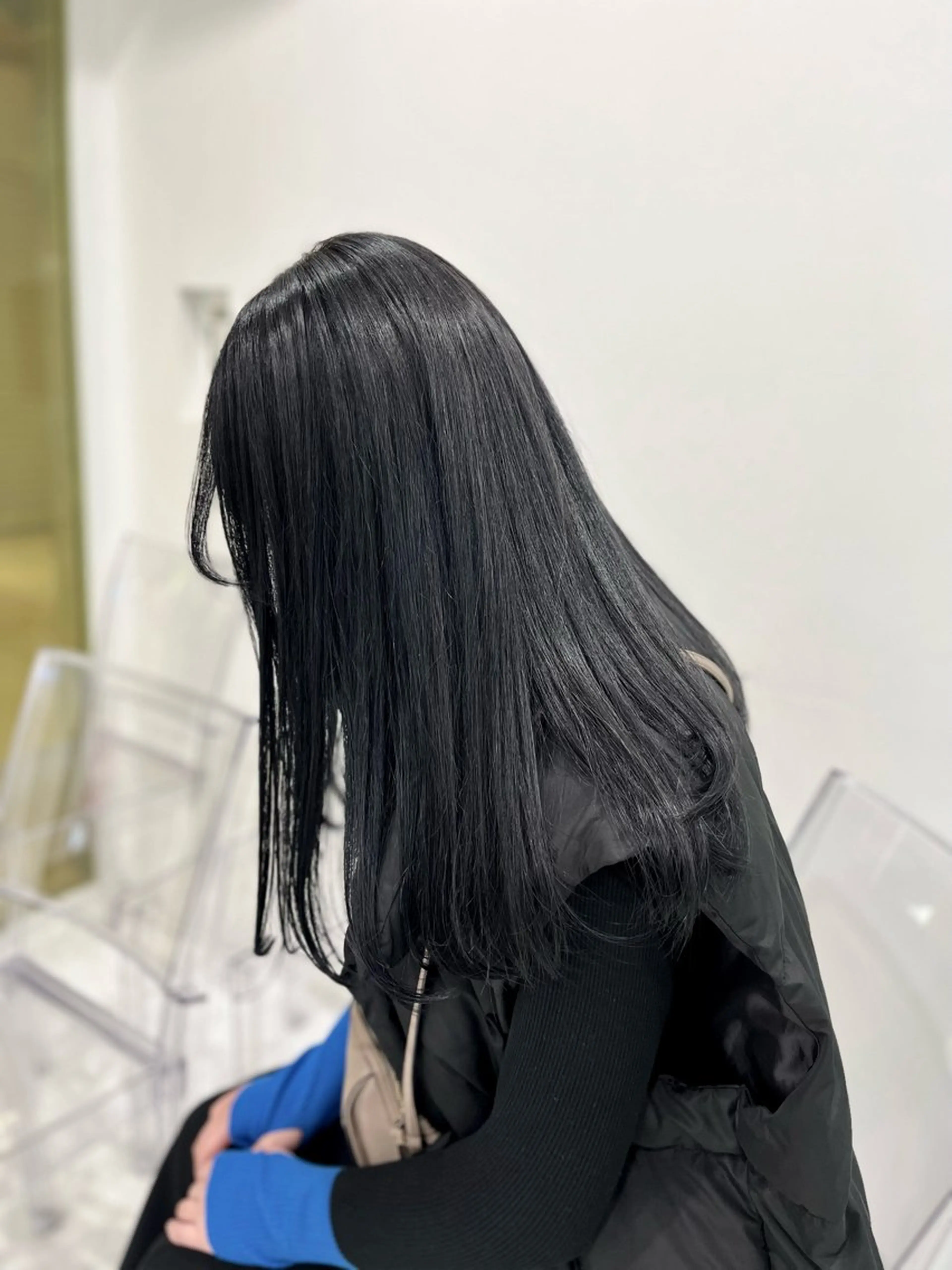 ロング カラー 黒髪 透明感カラー 🧸韓国風艶髪/ 透明感抜群カラー🧸のヘアスタイル