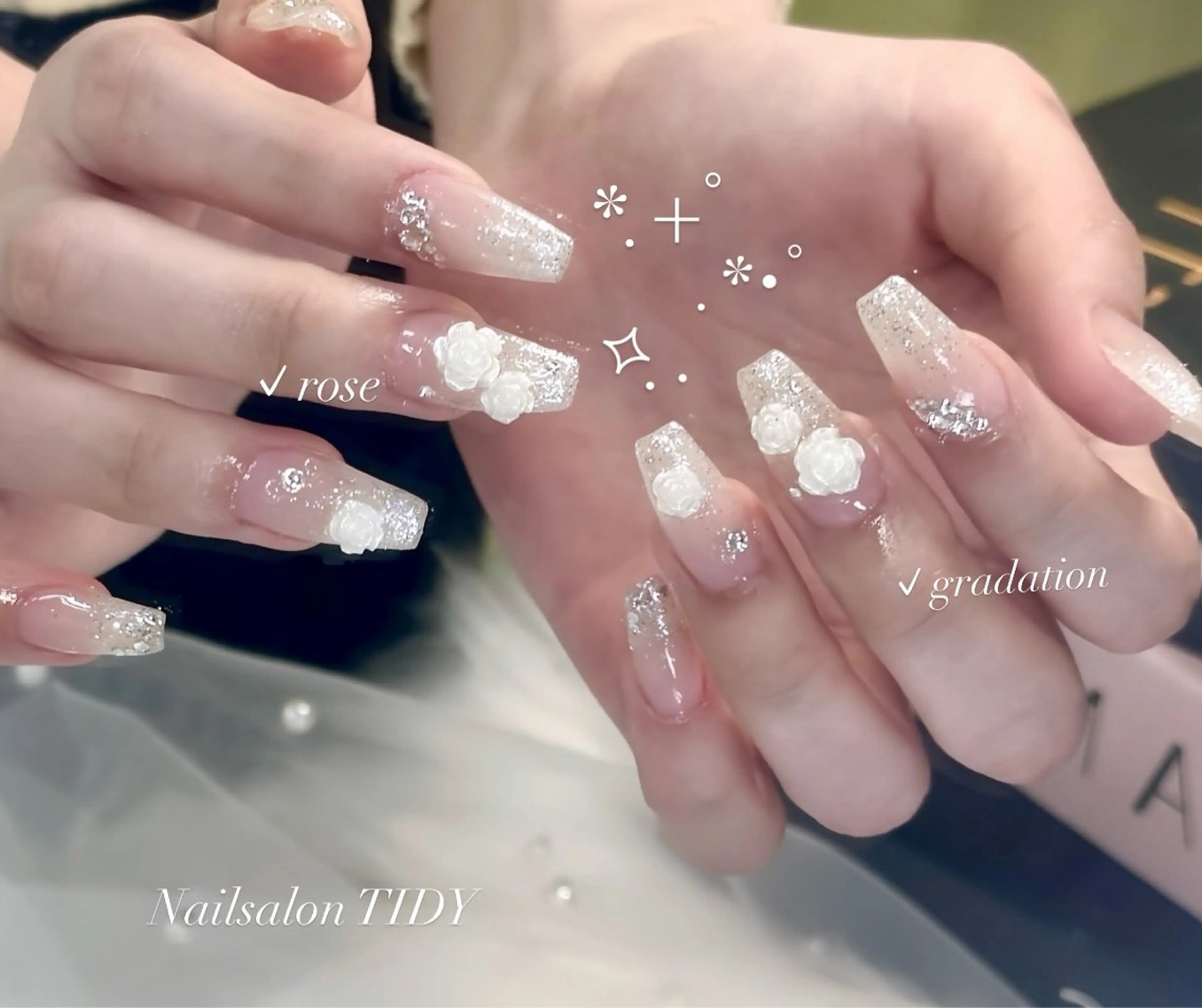 ネイル グラデーション ハンドネイル TIDY M&Mのネイルデザイン