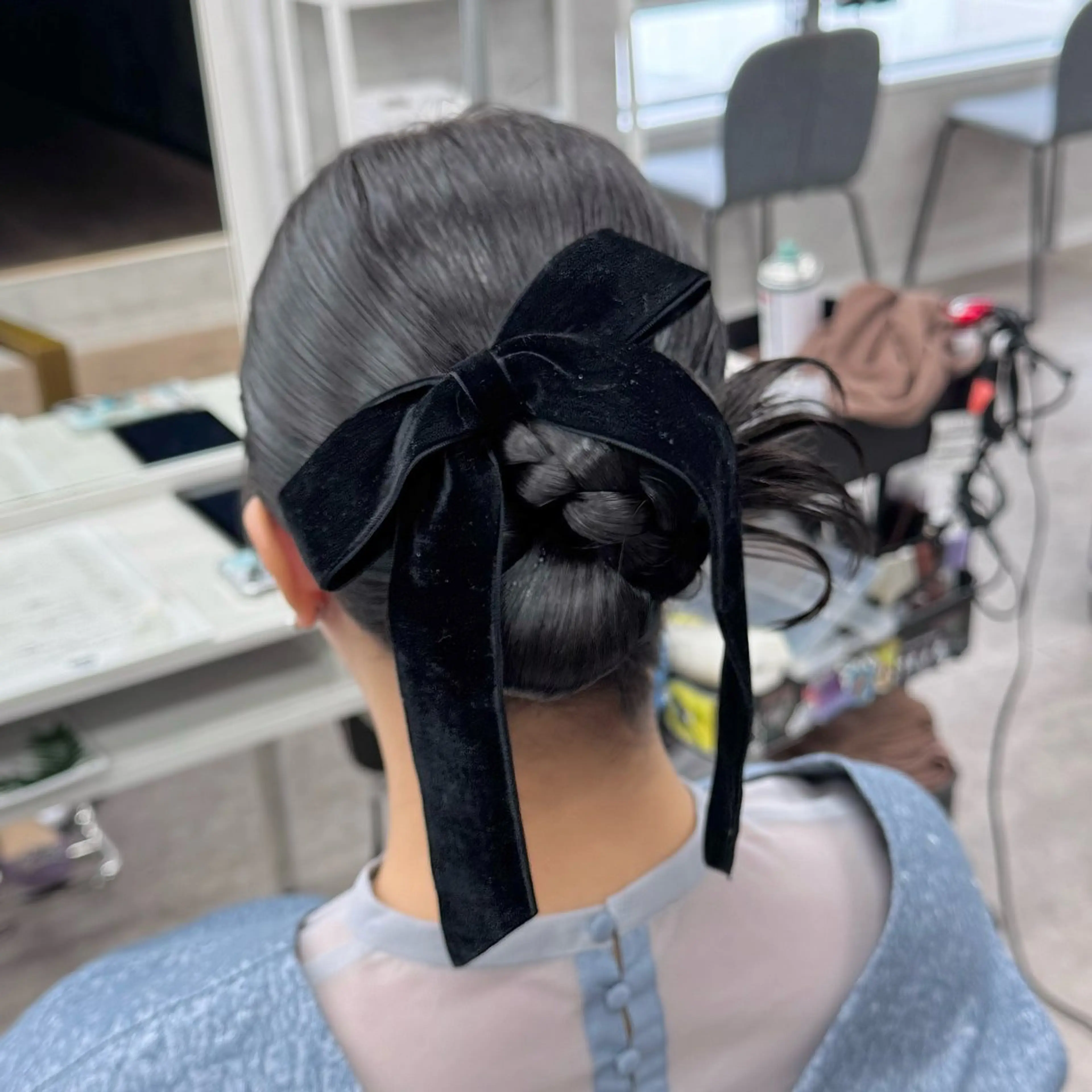 セミロング ヘアアレンジ ヘアセット JUNSHIN🦋 ヘアセット／カラーのヘアスタイル