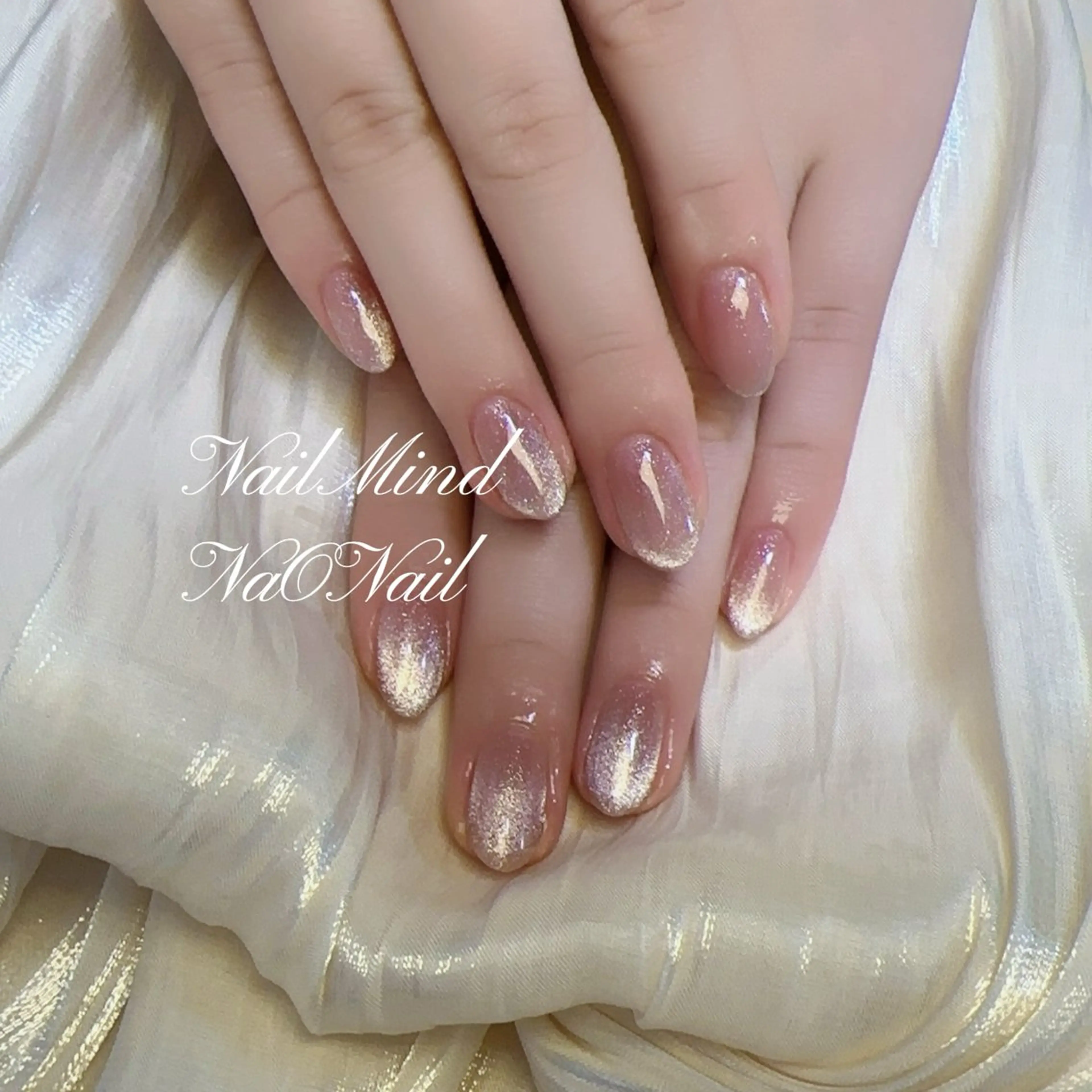 ネイル グラデーション マグネットネイル ハンドネイル NaO Nailのネイルデザイン