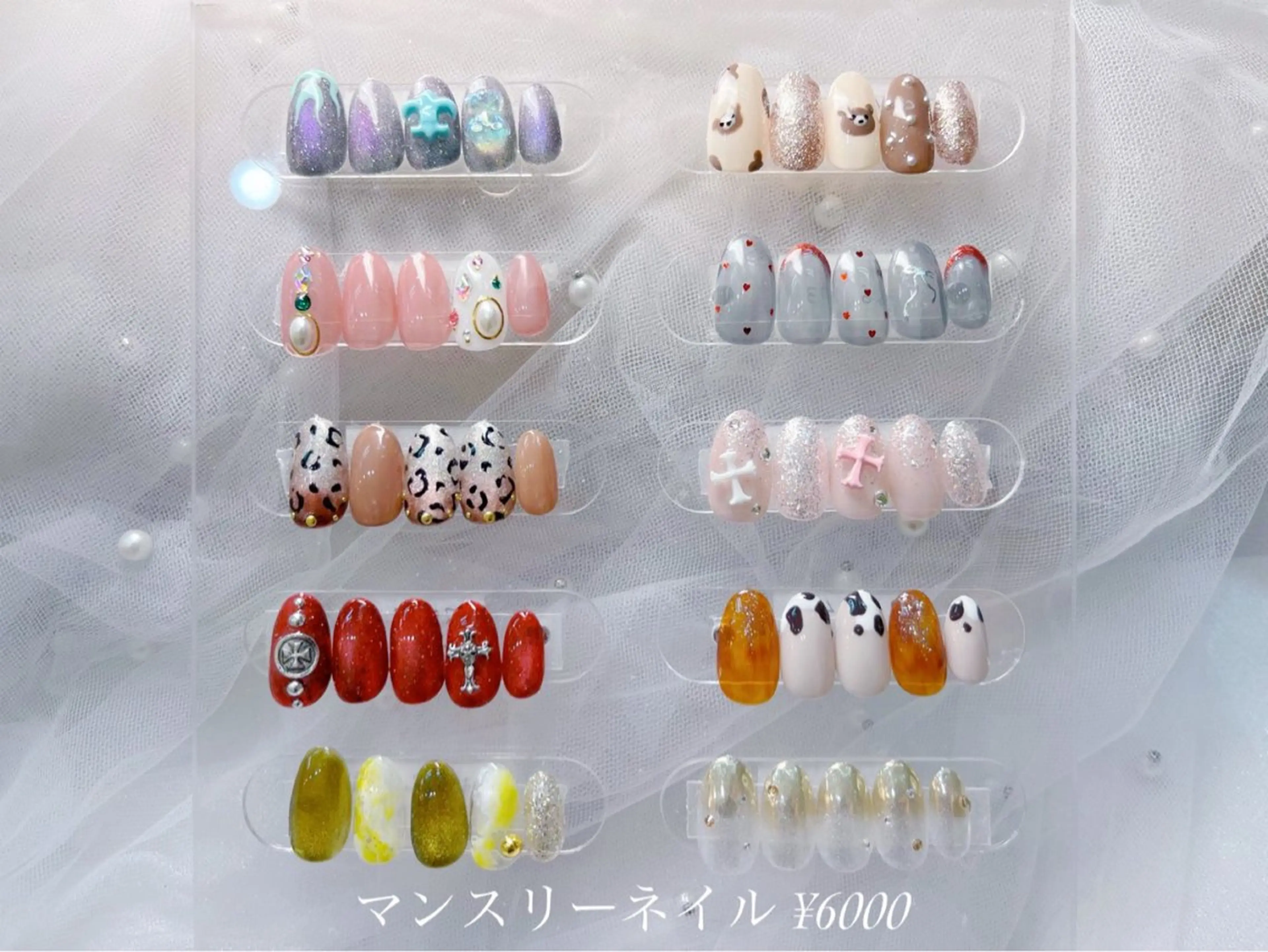 ネイル ハンドネイル Queen nail 北堀江 ASUKAのネイルデザイン