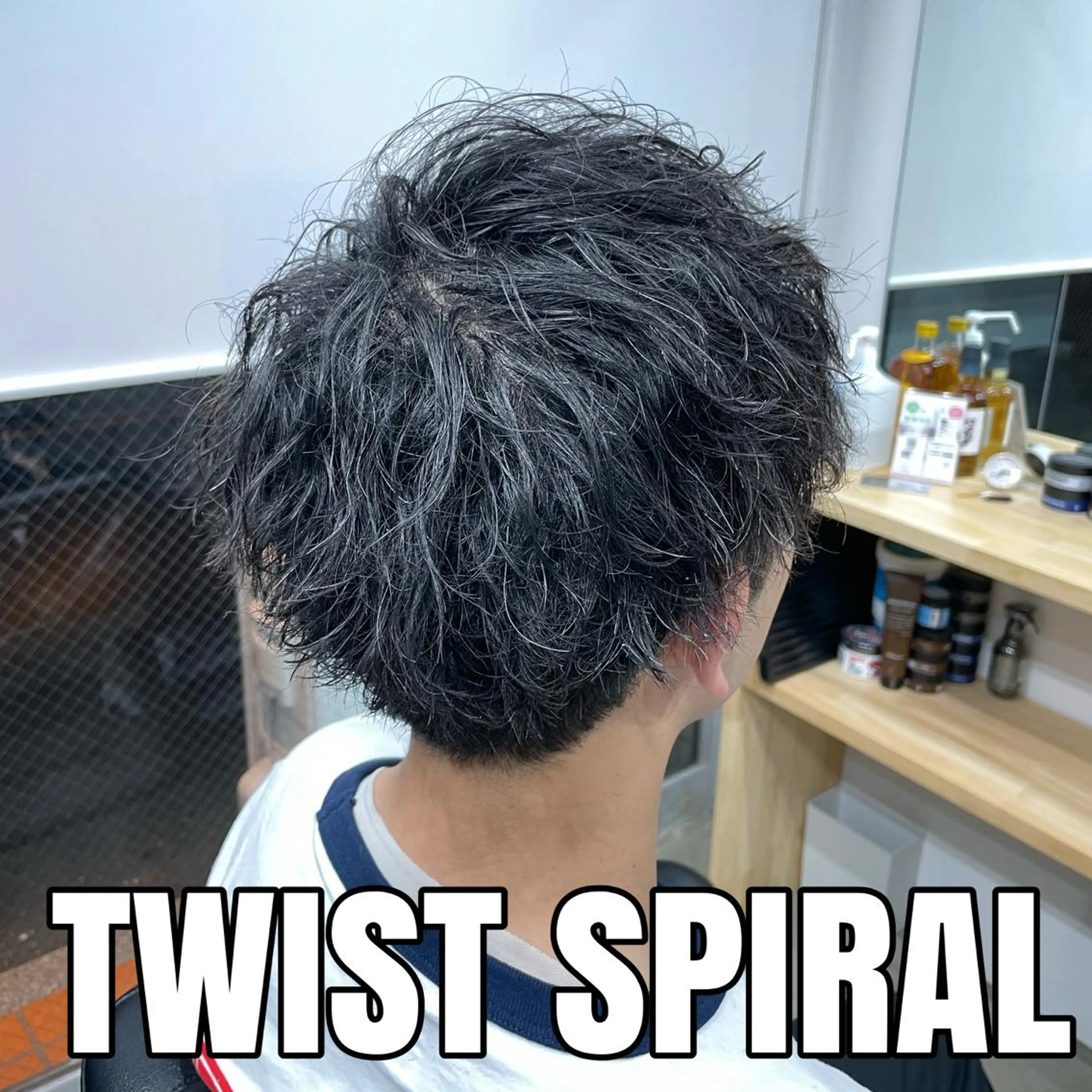 ショート パーマ メンズ カット パーマ 💈メンズパーマ💈 ナカザワ　　リョウのヘアスタイル