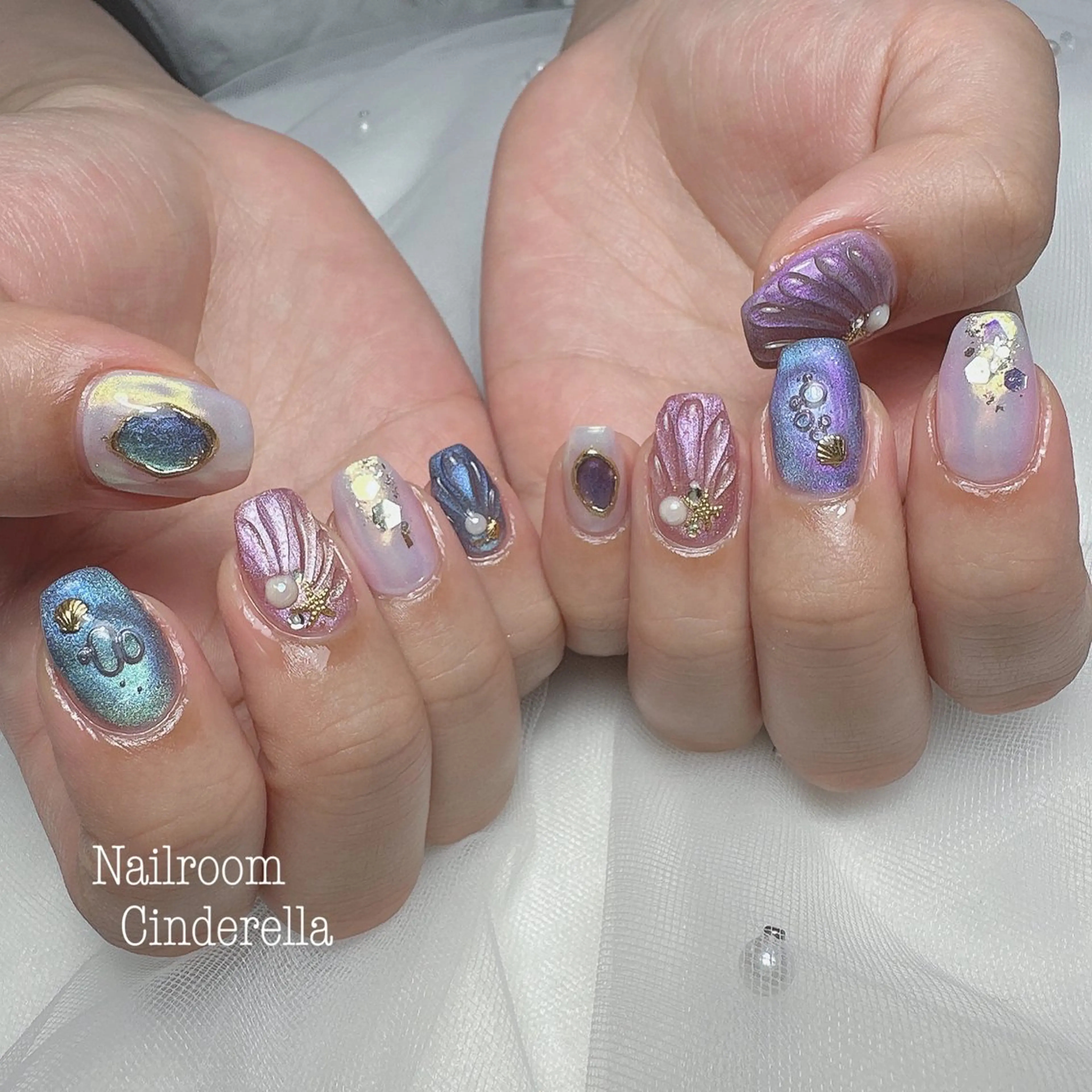 ネイル マグネットネイル Nailroom. Cinderellaのネイルデザイン