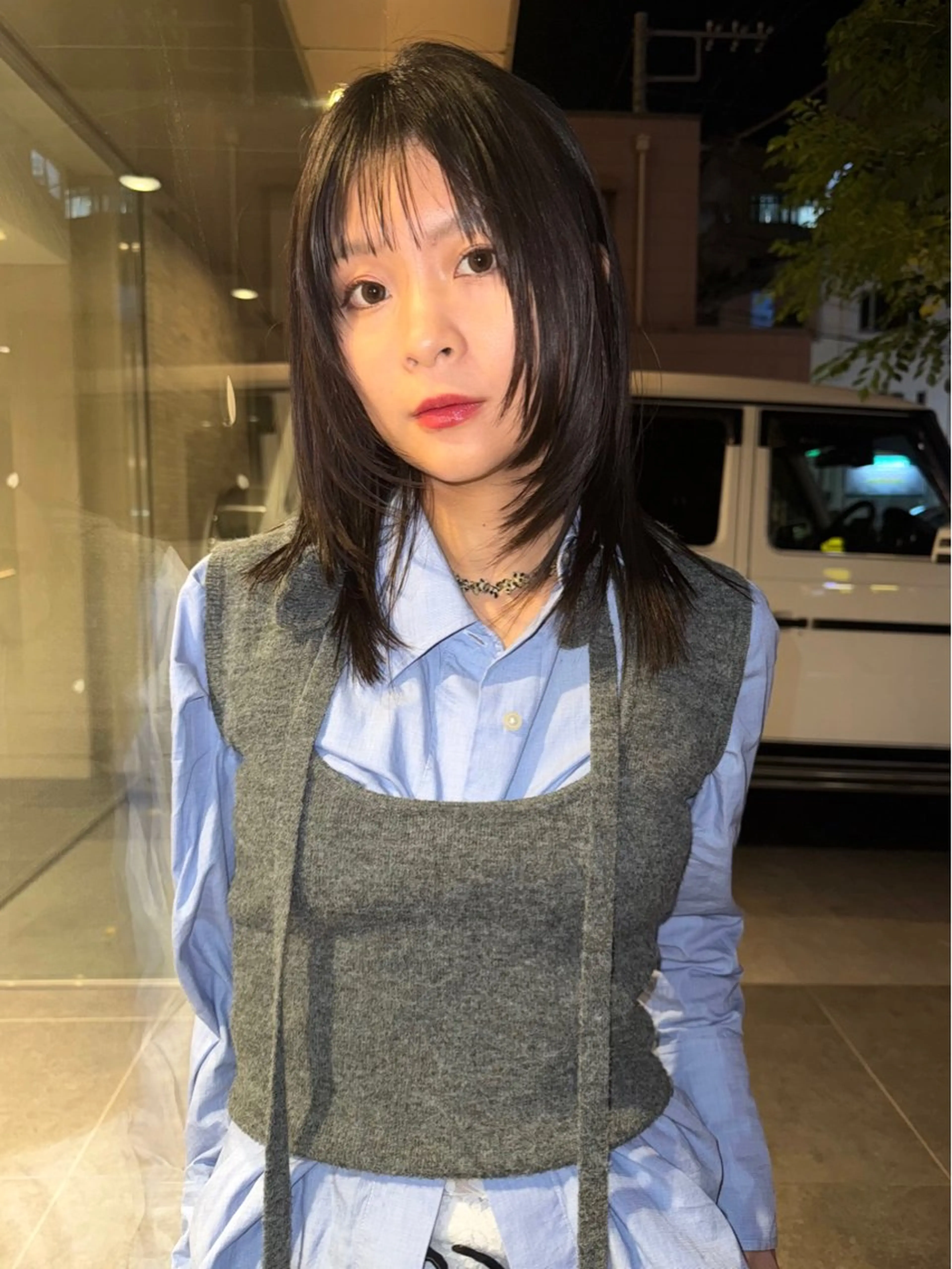 ミディアム カット レイヤーカット/ Riku🪐のヘアスタイル