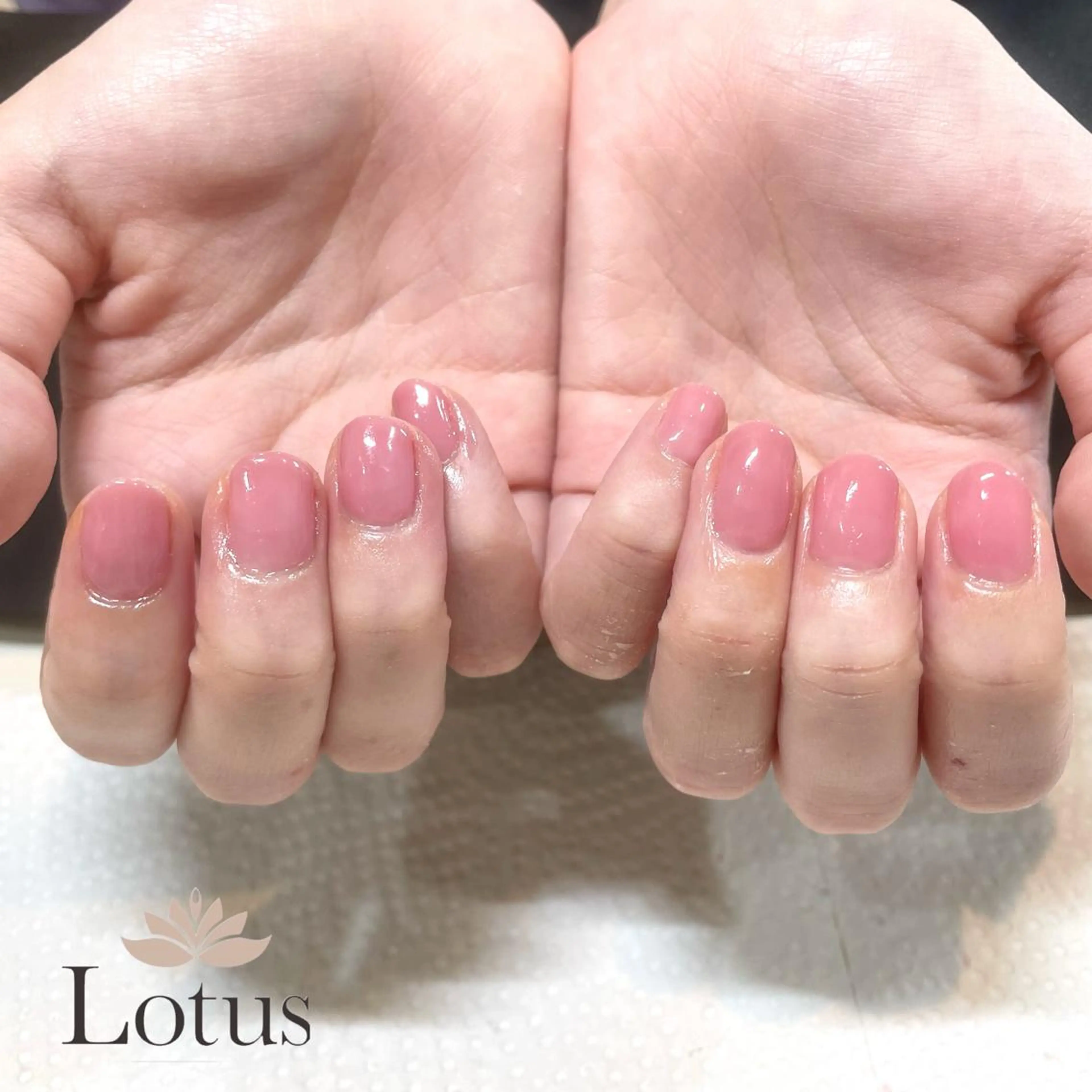 ネイル ワンカラーネイル ♡Lotus 吉澤【パラジェル有】のネイルデザイン