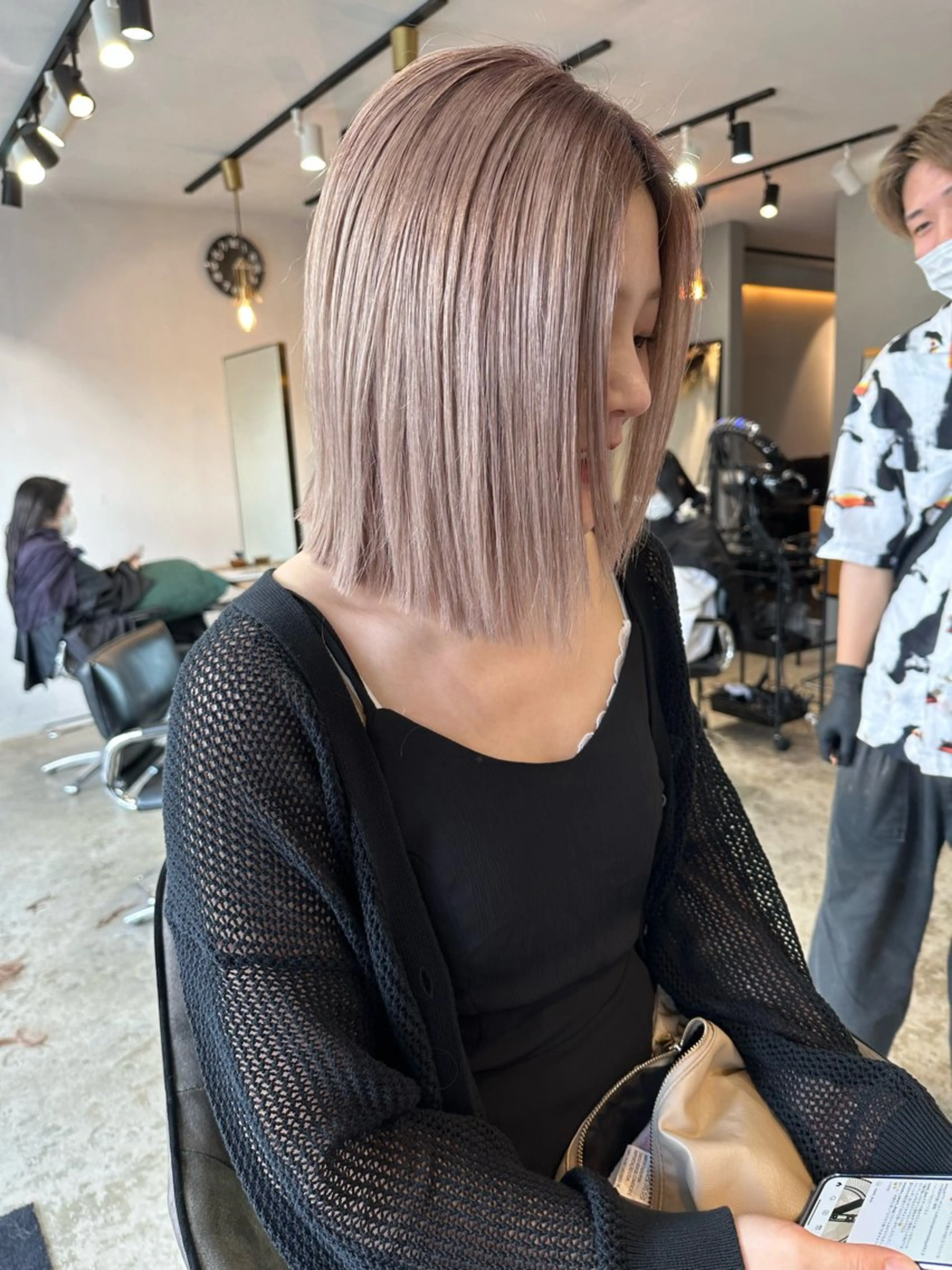 ミディアム カラー カット ヘアカラー HELIM所属・🍀石川尚之🍀 HELIMのヘアスタイル