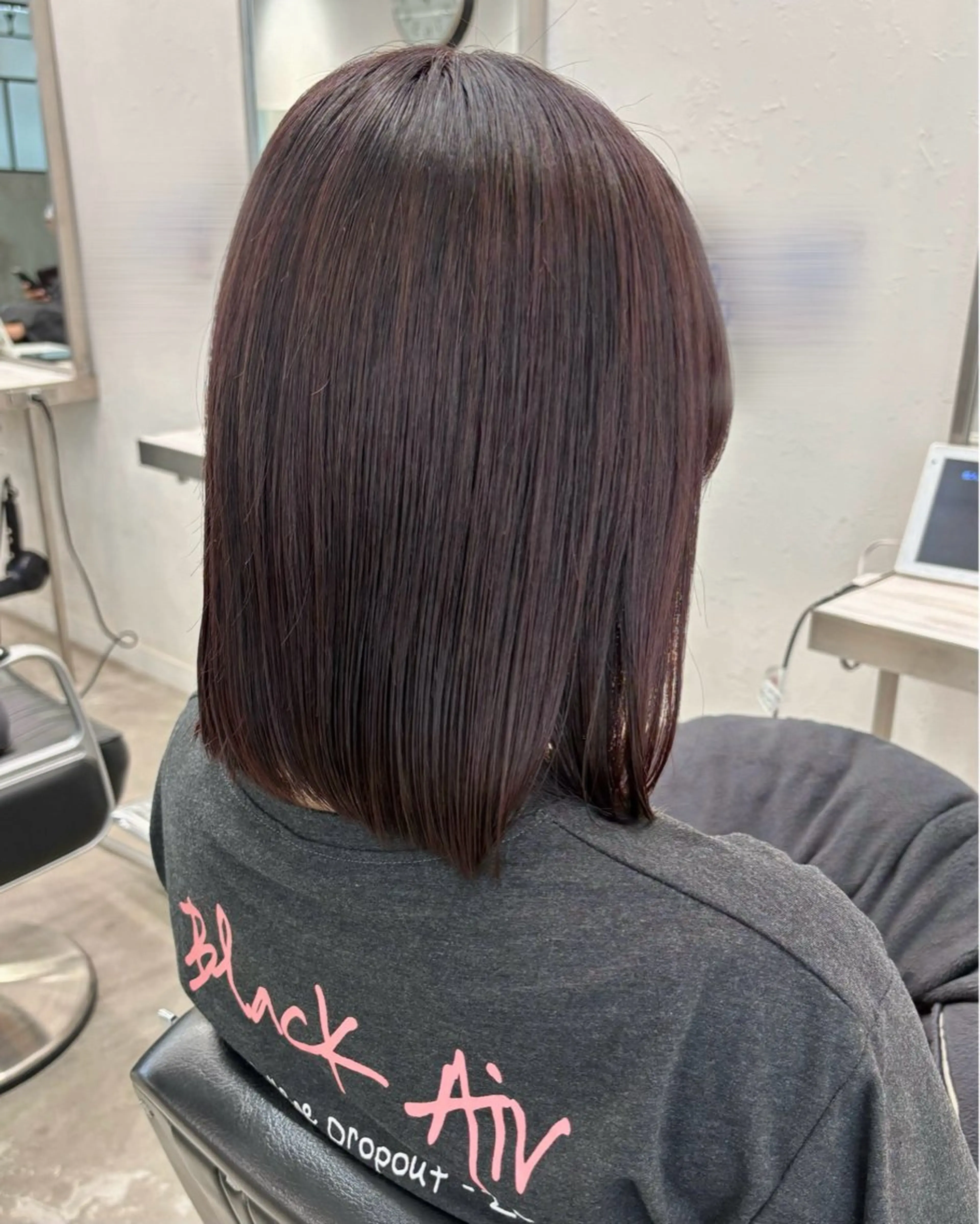 ミディアム カラー 髪質改善/縮毛矯正/ 暖色カラー🎀🪞のヘアスタイル