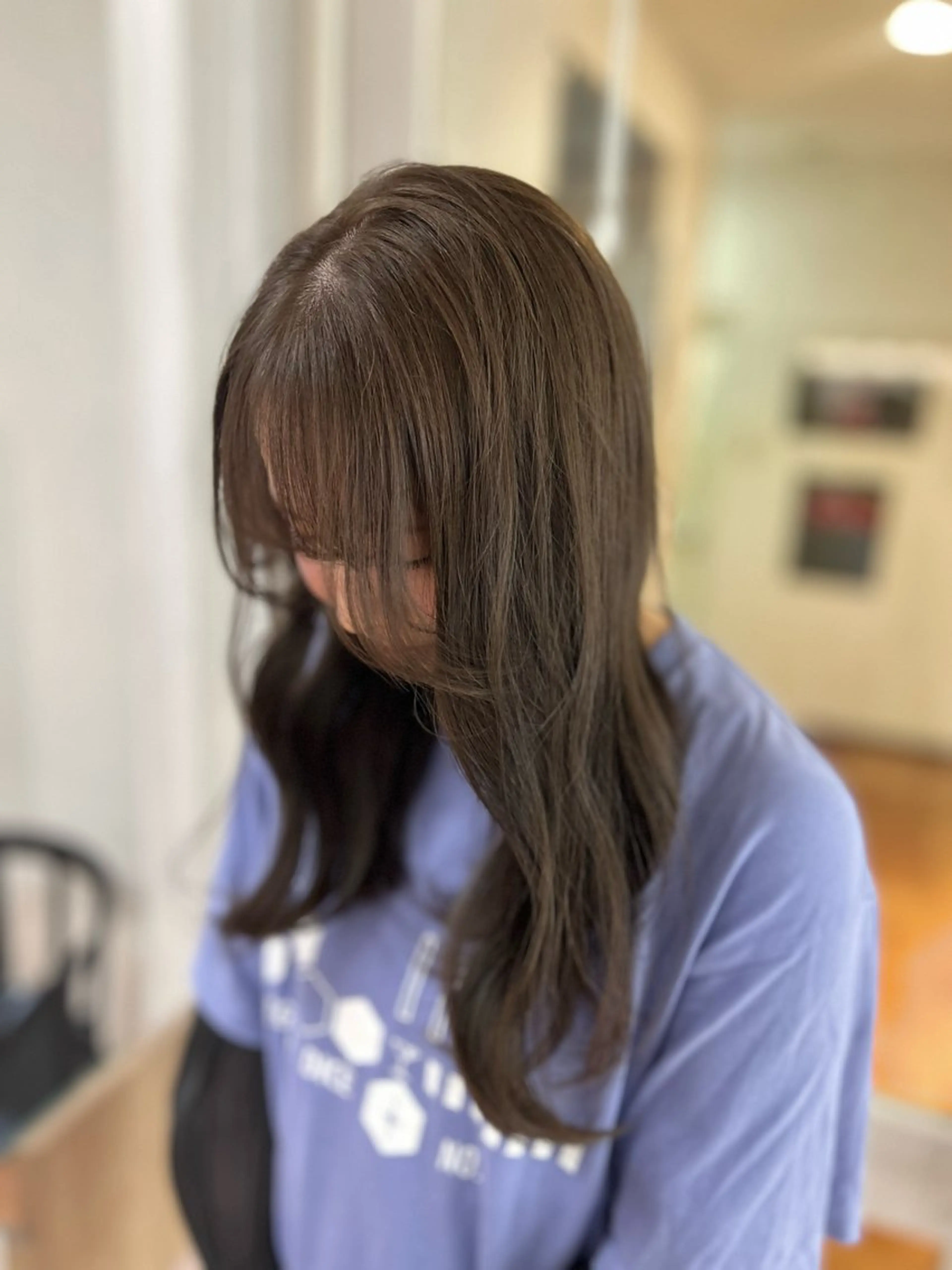 カラー 透明感カラー グレージュ ヘアカラー 🎀透明感/レイヤ ー/Kotona🎀のヘアスタイル