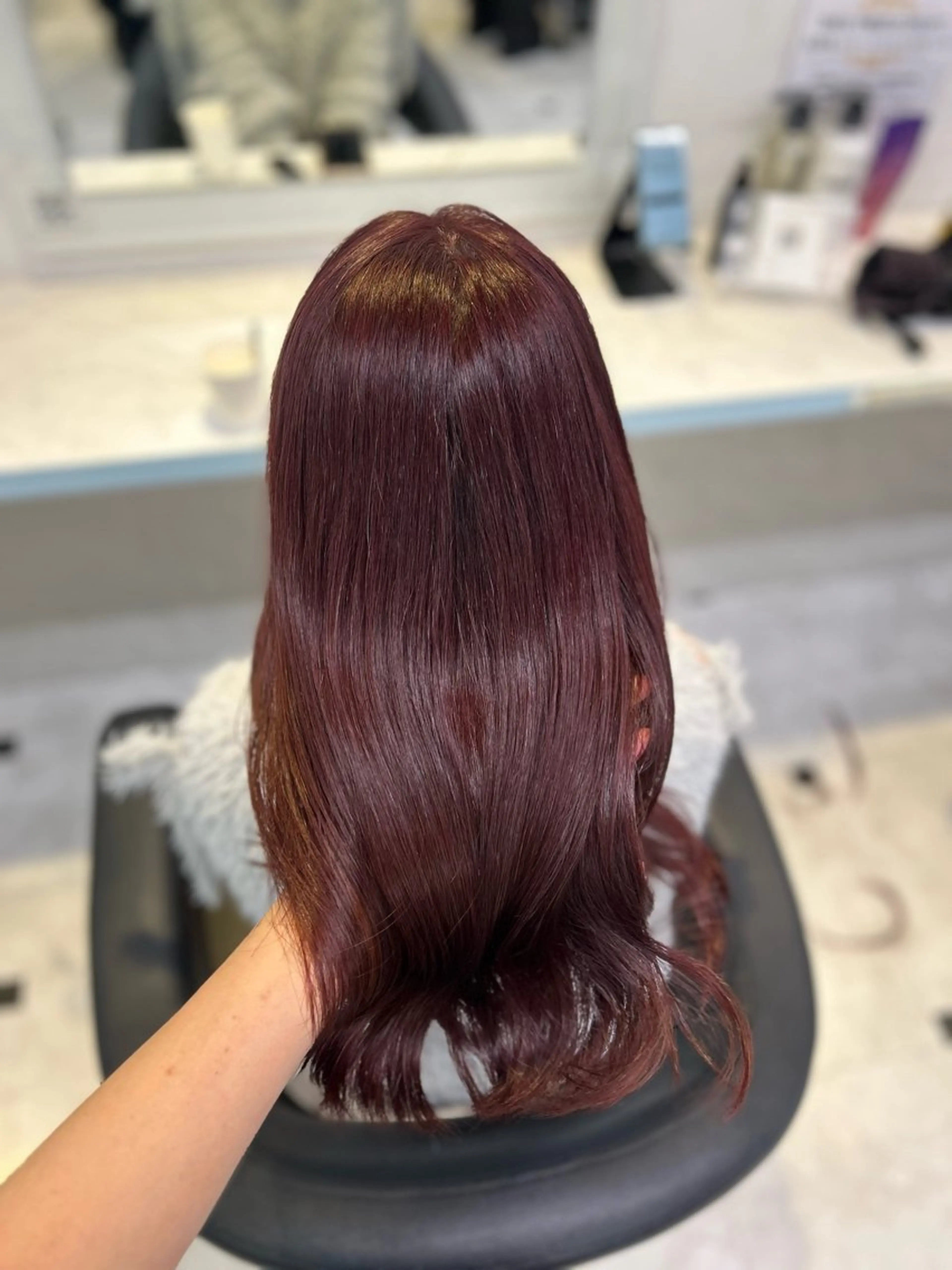 ロング ヘアカラー トリートメント 🥀艶髪/似合わせ 暖色/まな🥀のヘアスタイル