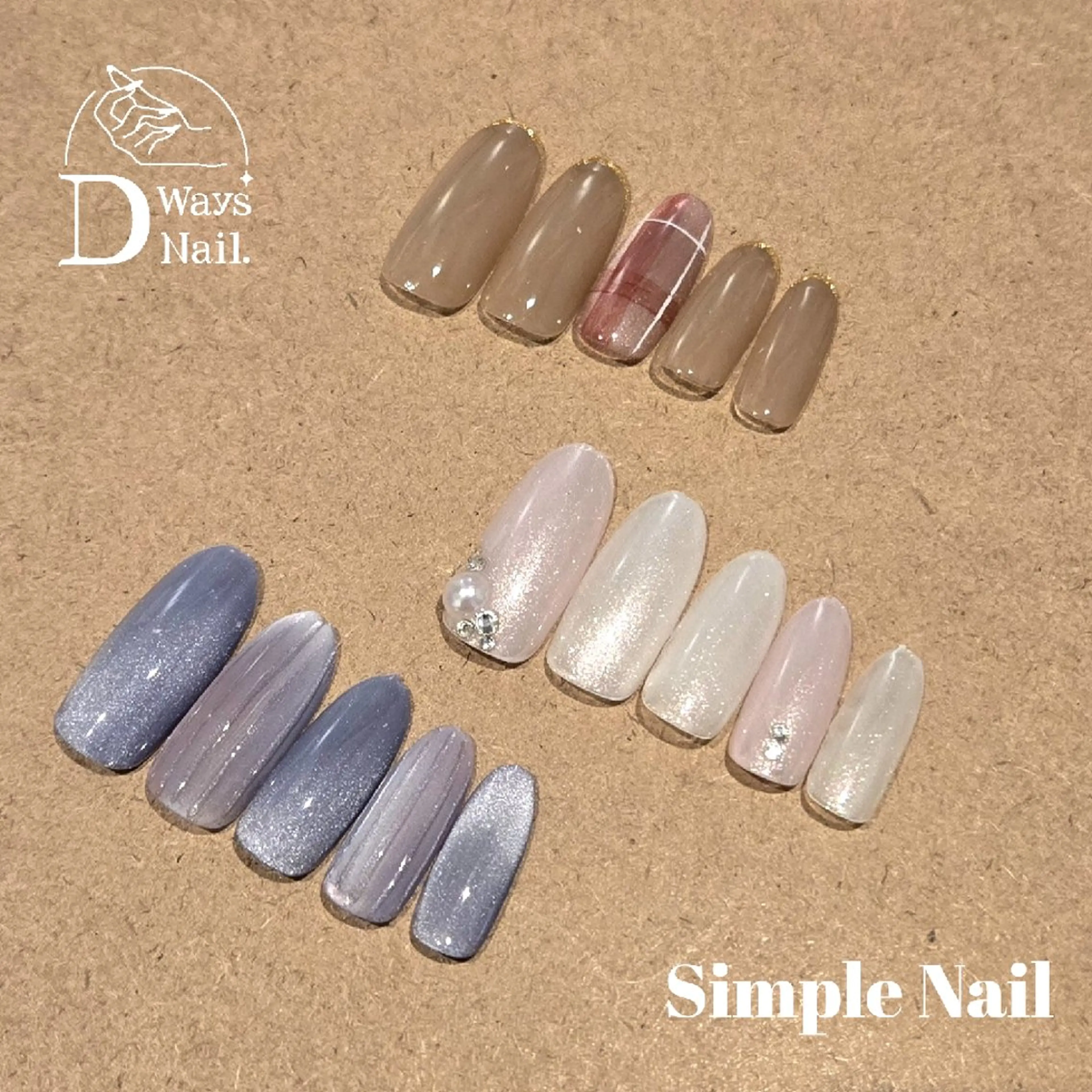 ネイル シンプルネイル ハンドネイル Dways Nail.所属・Dways Nailのネイルデザイン