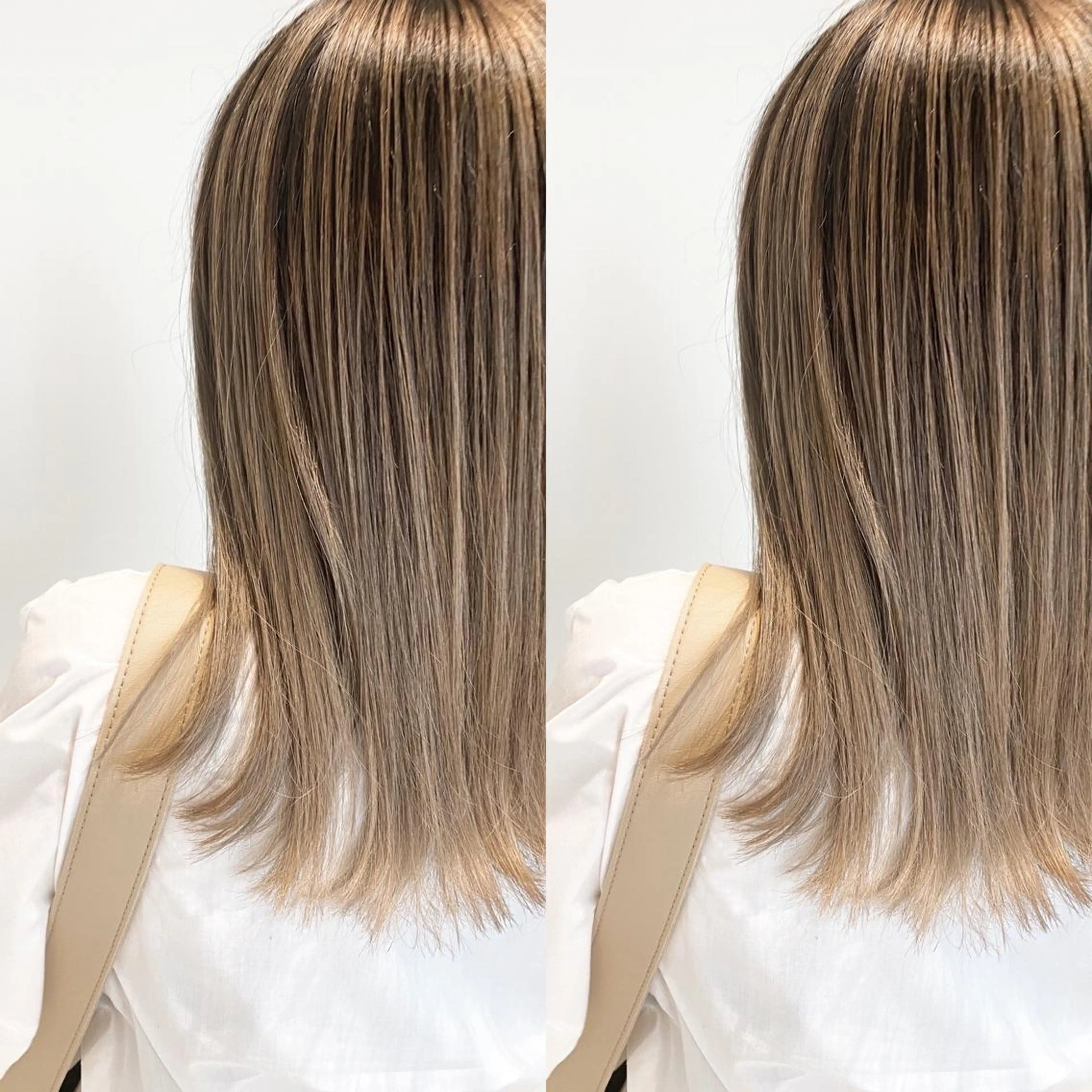 ミディアム レイヤーカット まお♡レイヤーカット 耳ツボジュエリーのヘアスタイル
