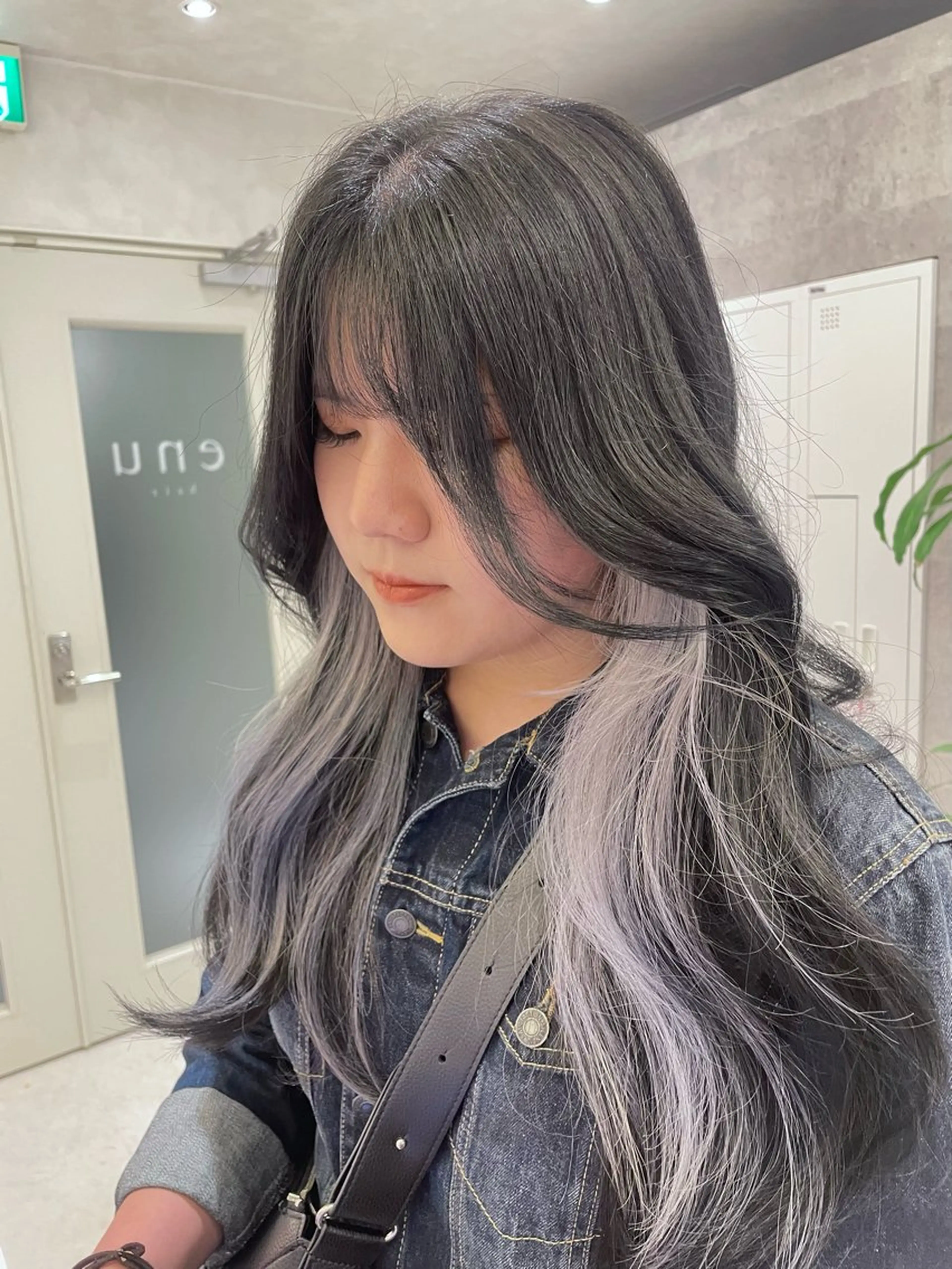 ロング カラー ベージュカラー ケアカラー 透明感カラー グレージュ インナーカラー ヘアカラー トリートメント enu hair所属・ショートモデル募集 エクステ専門店まりこのその他イメージ